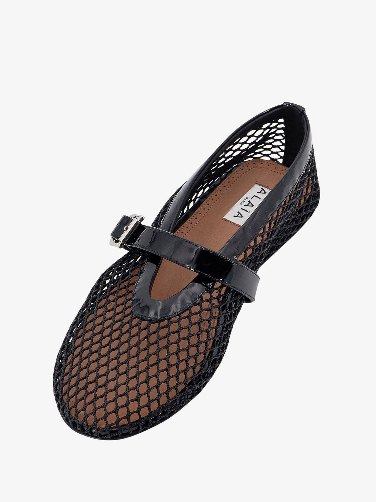 Mesh ballet flats