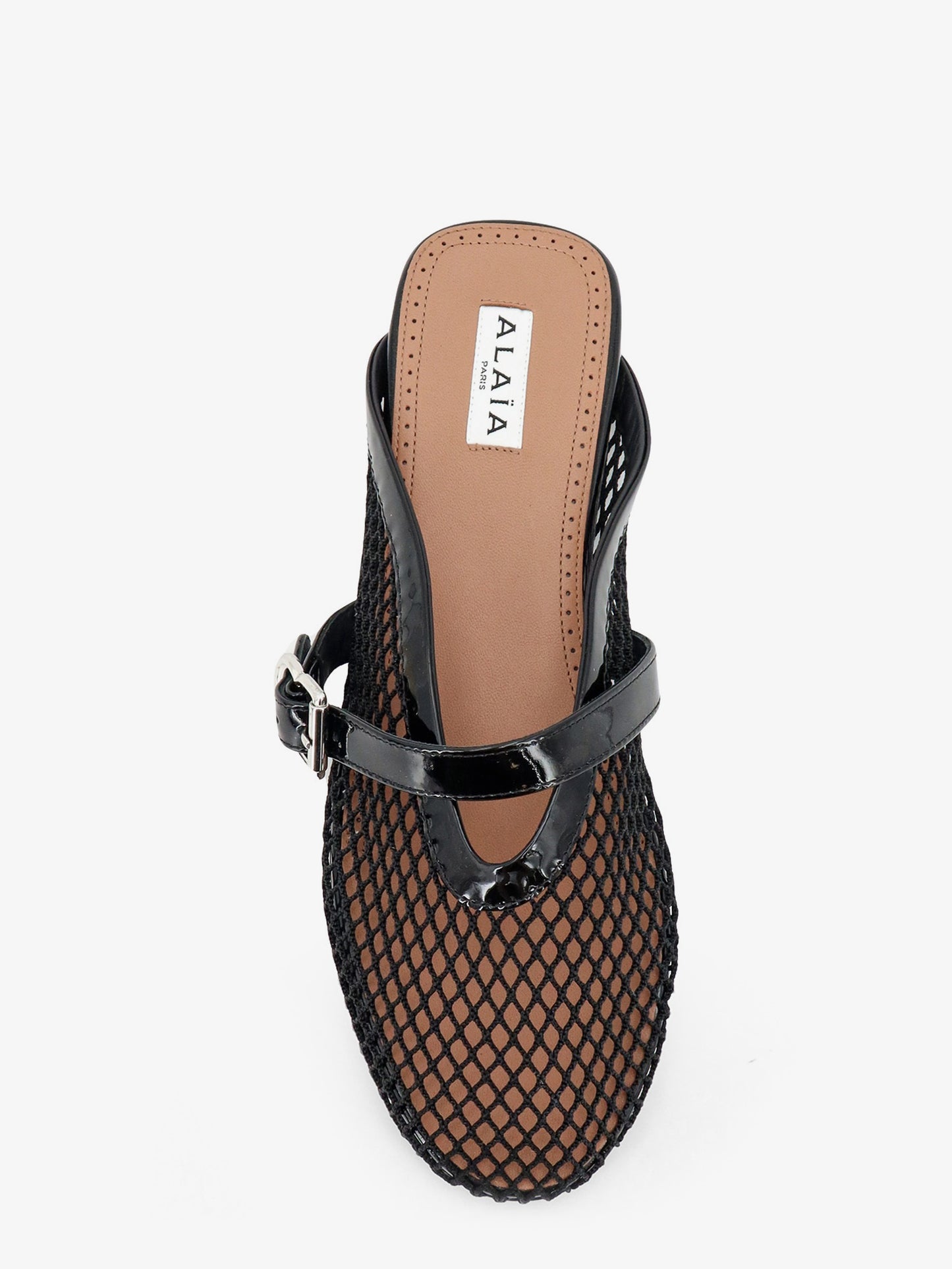 Flat mesh sandals