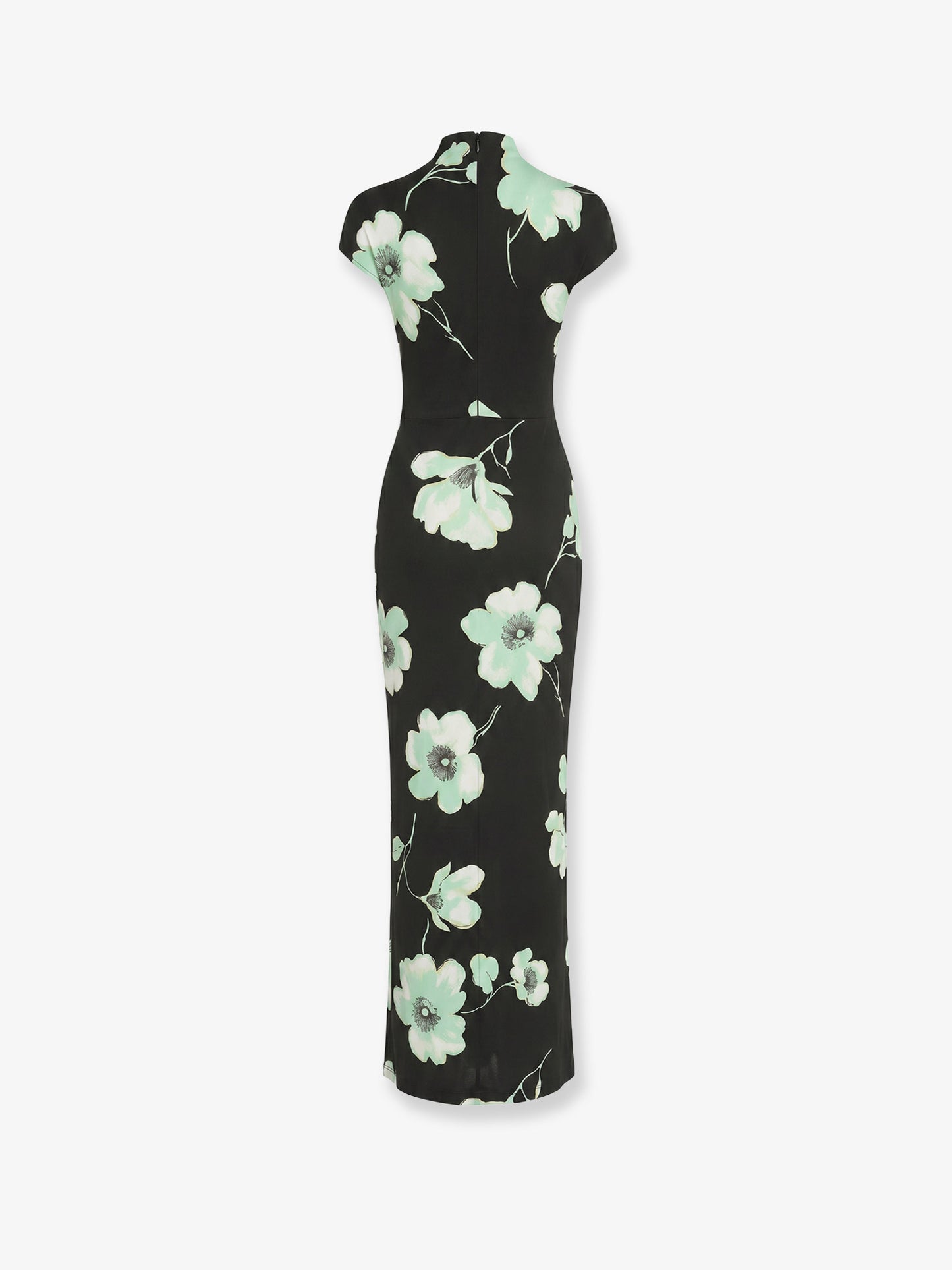 Viscose dress with Sakura print