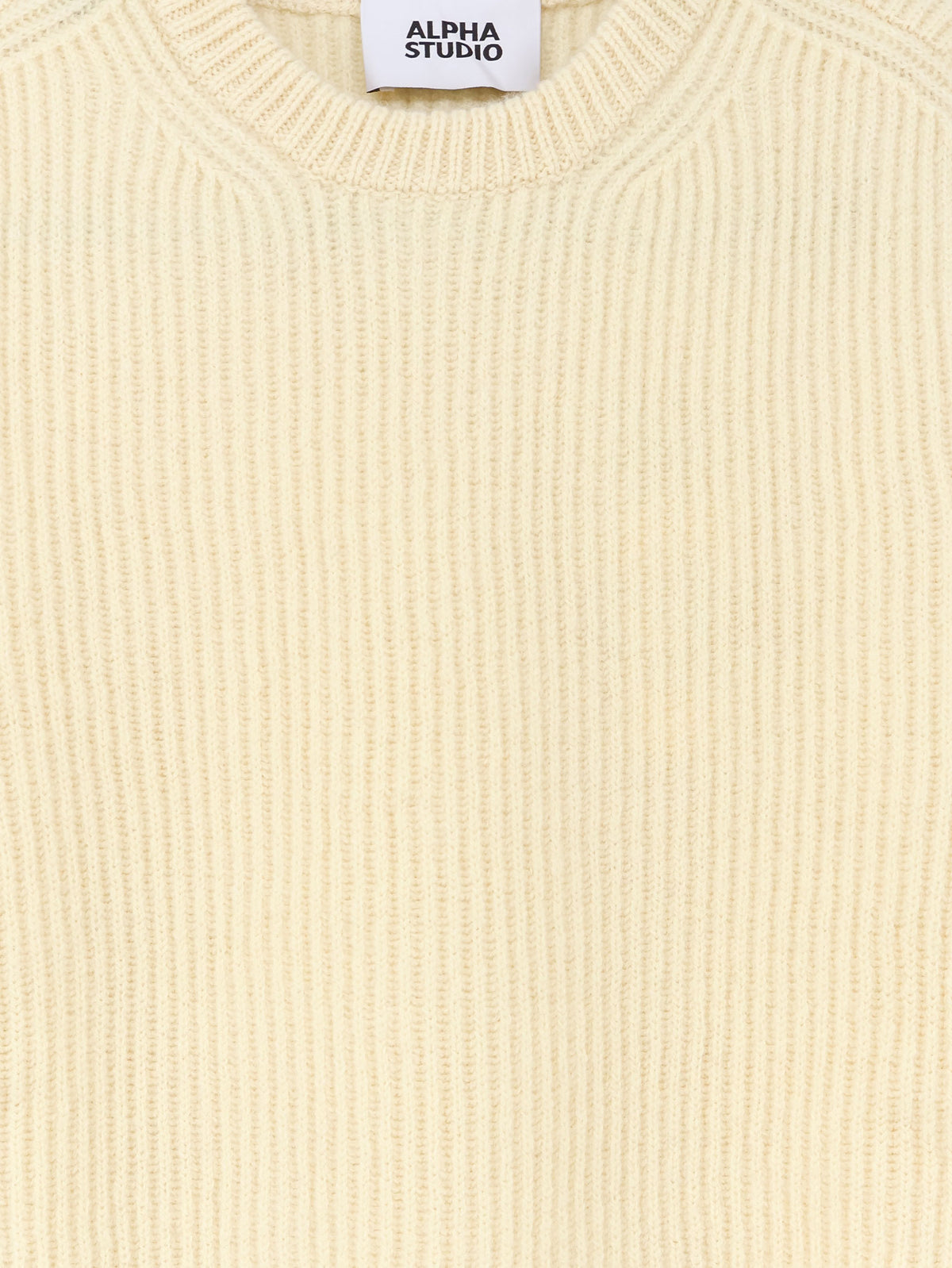 Virgin wool and cashmere sweater