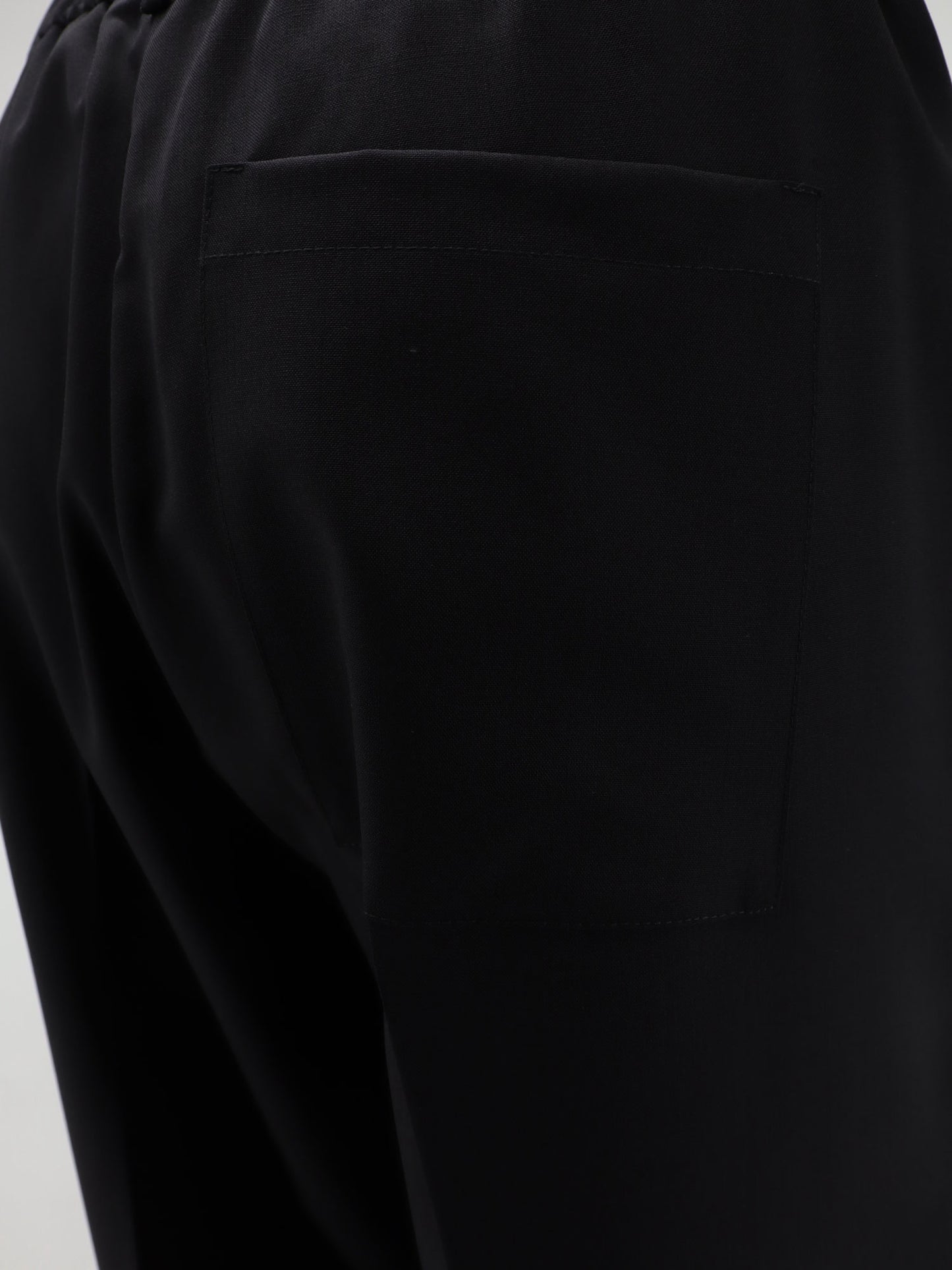 Cigarette virgin wool trousers