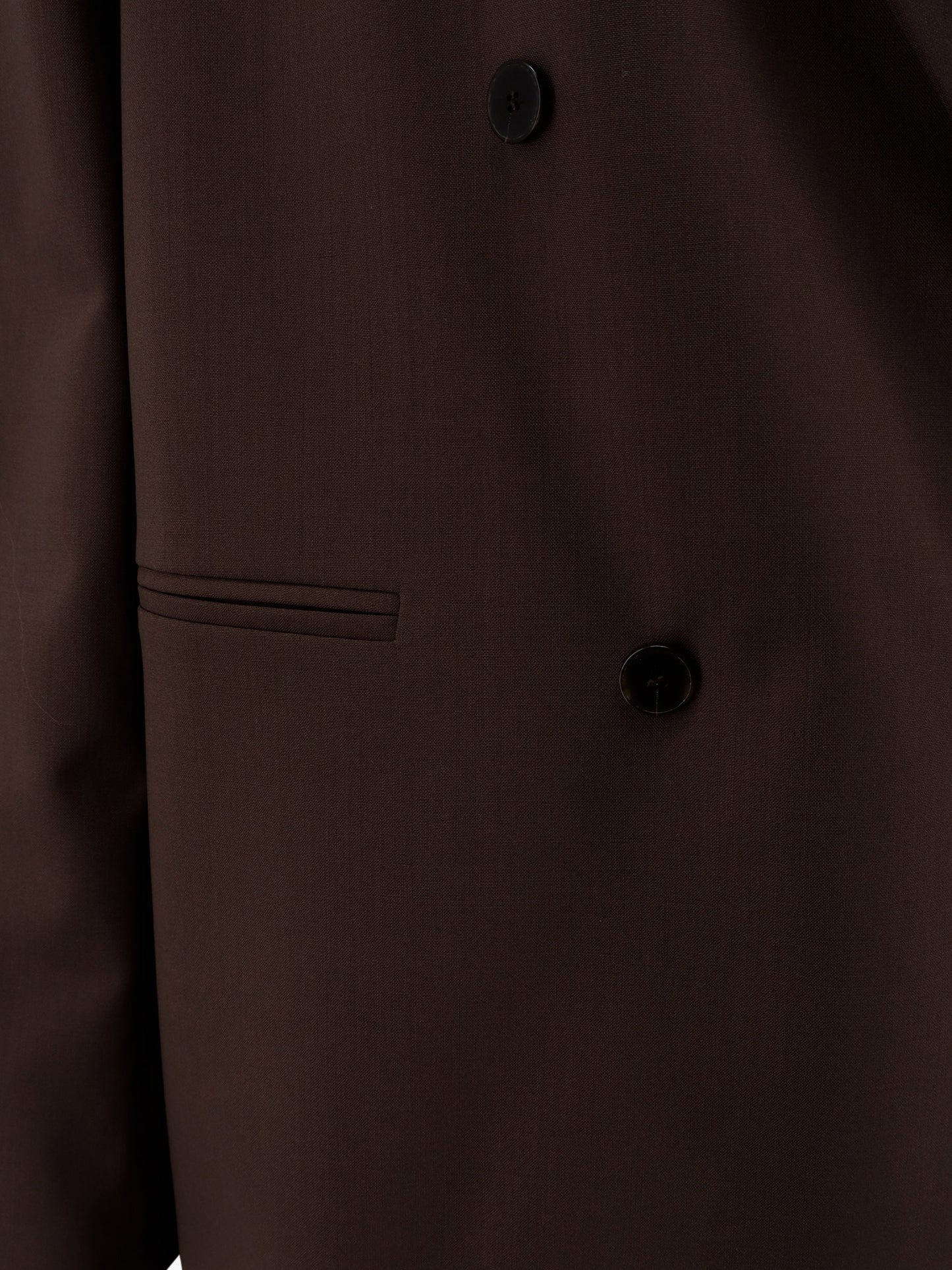 Double-breasted stretch virgin wool blazer
