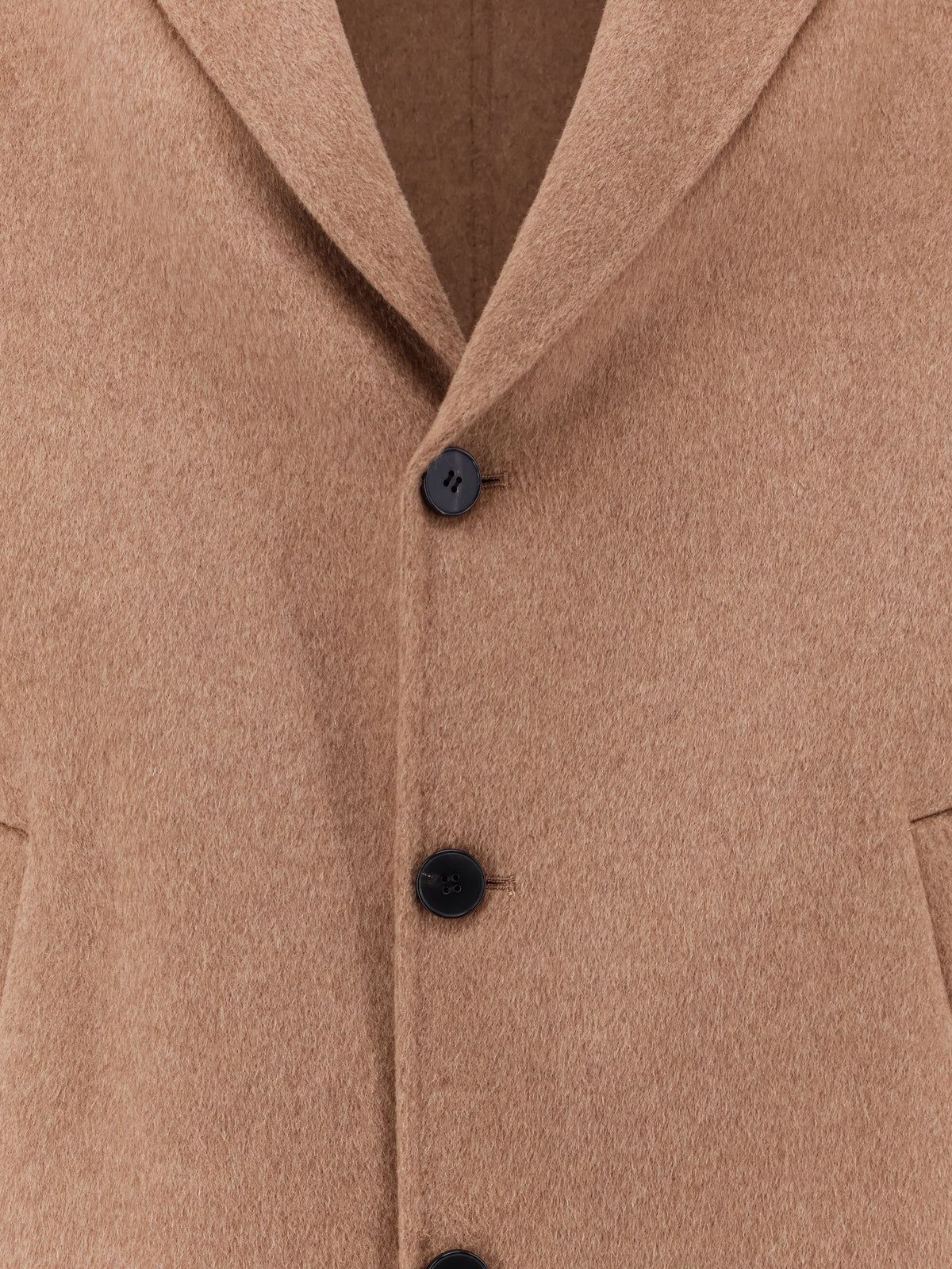 Wool and cashmere blend coat