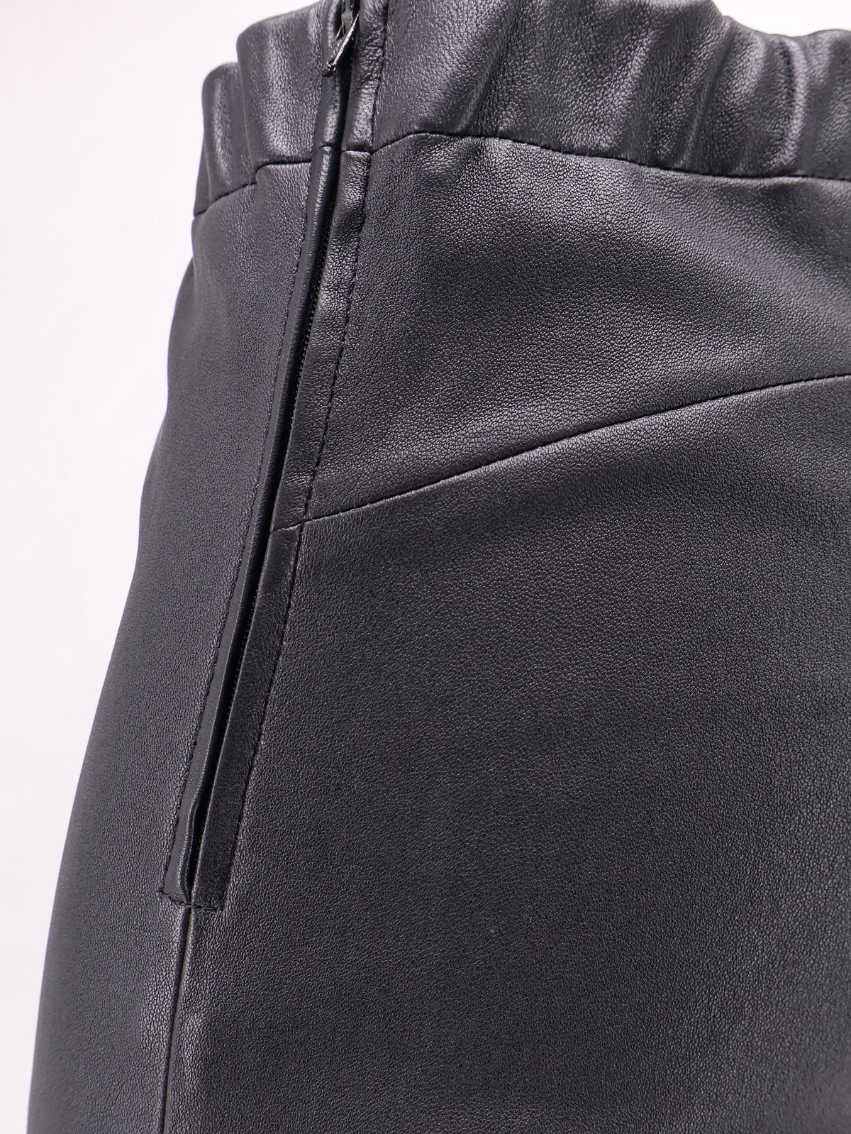 Stretch cotton blend trousers