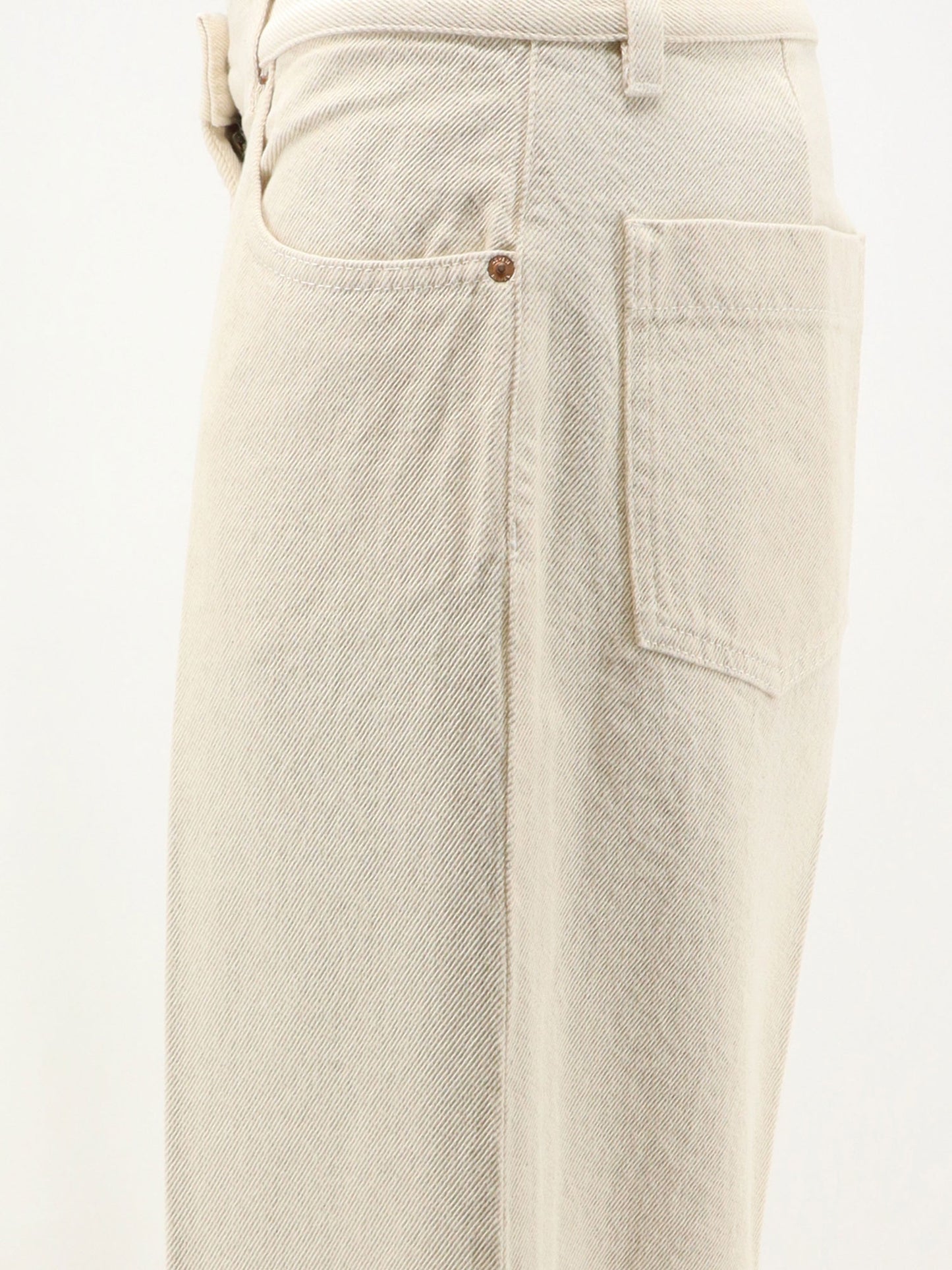 Pantaloni in denim con patch logo posteriore