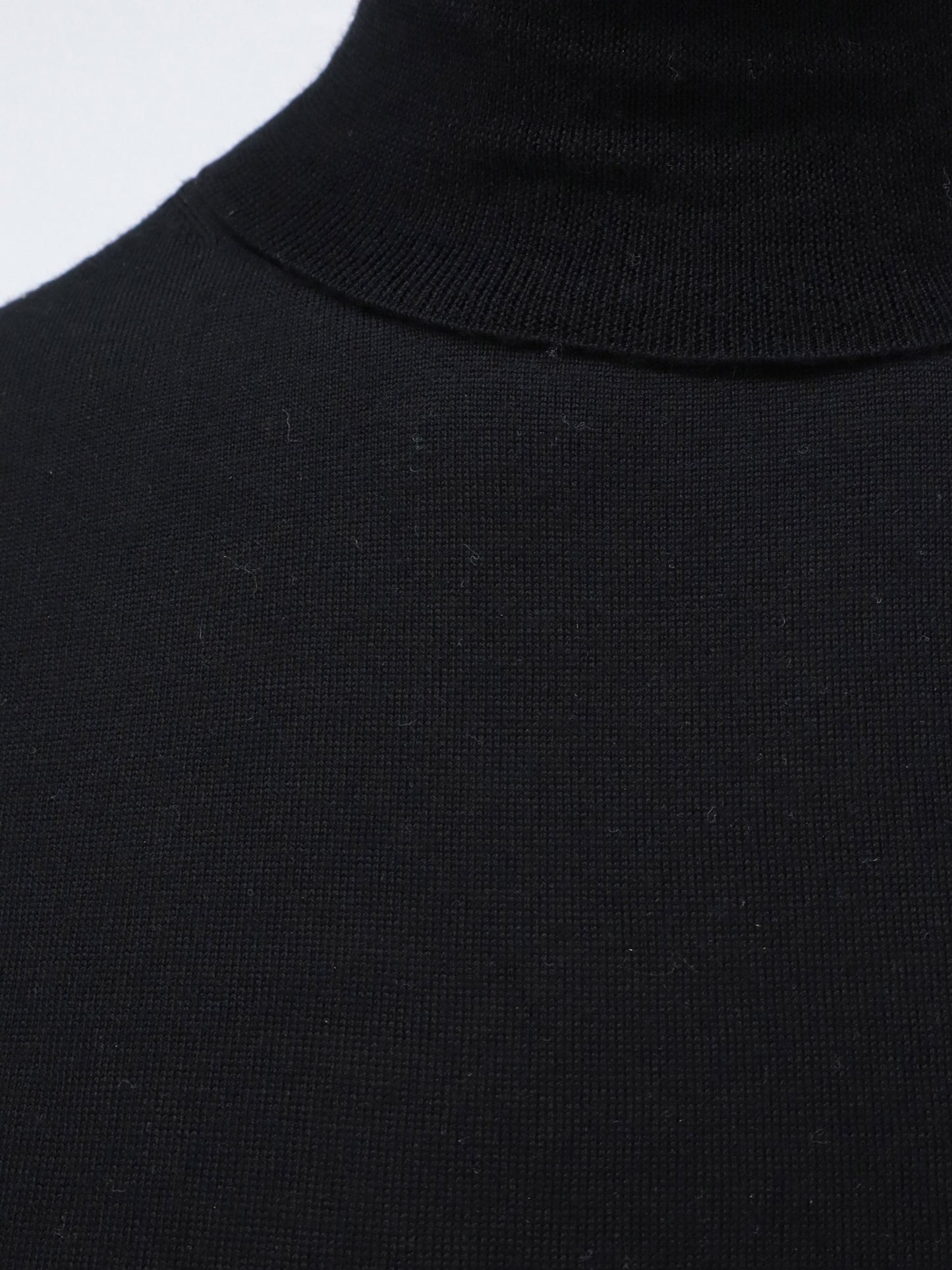 Virgin wool turtleneck sweater