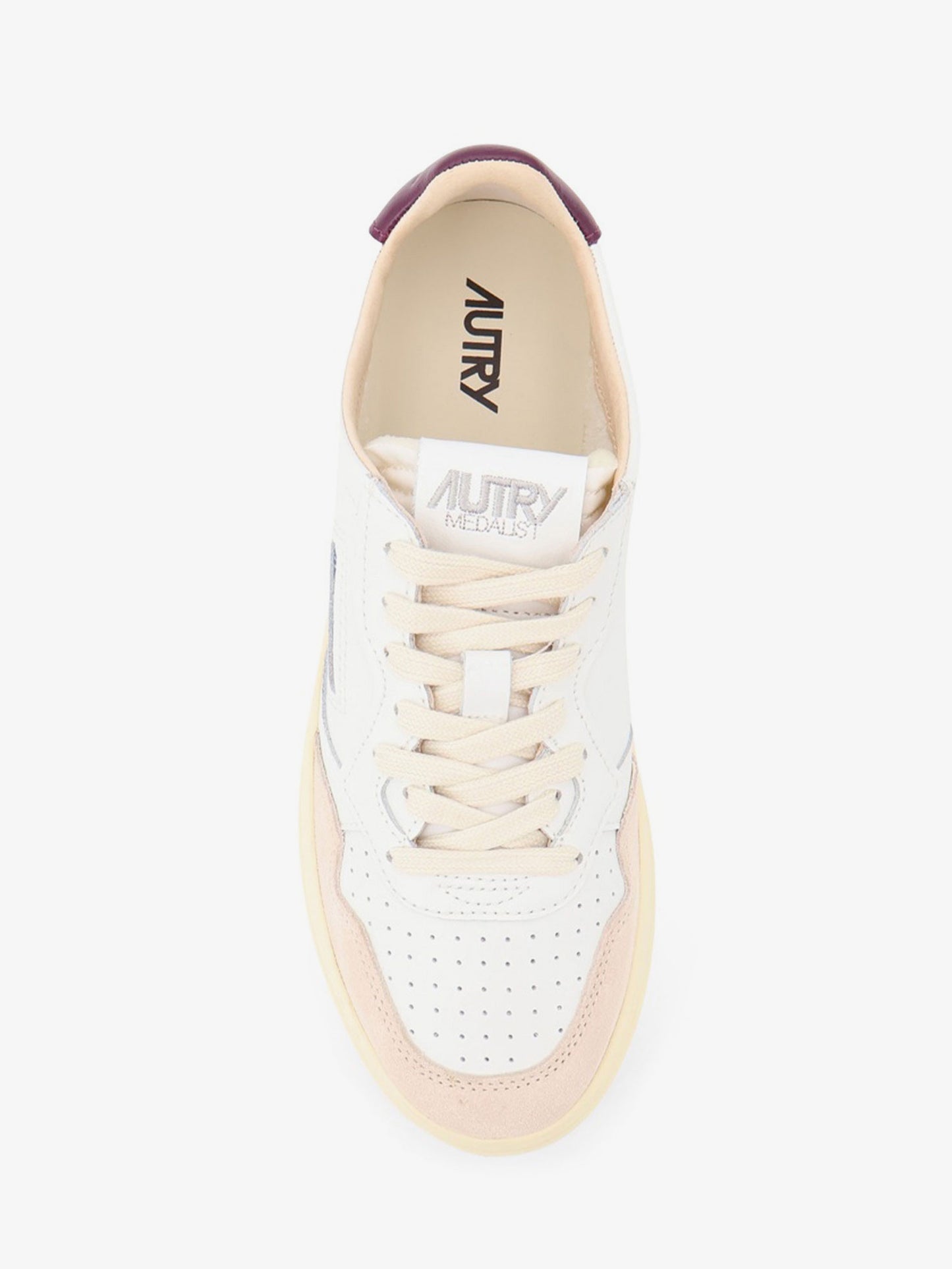Medalist leather and suede sneakers