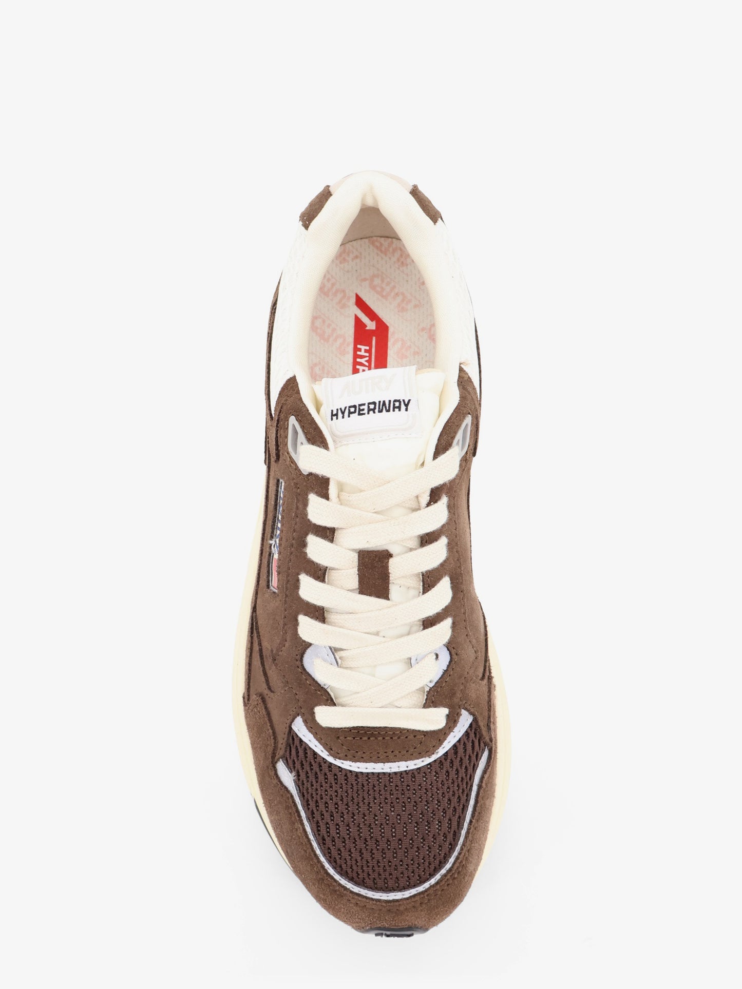 Hyperway Low mesh and suede snrakers with iconic side logo