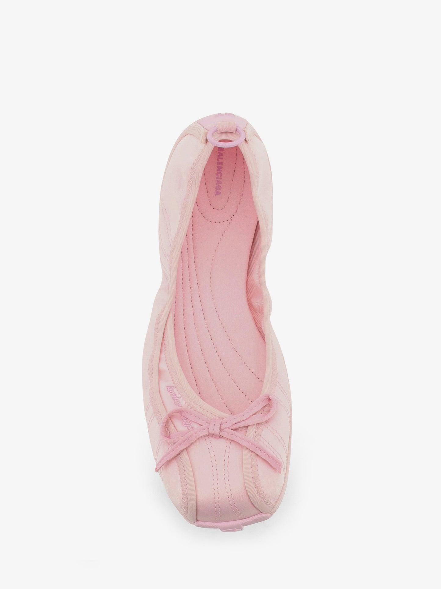 Ballerina sneaker in satin