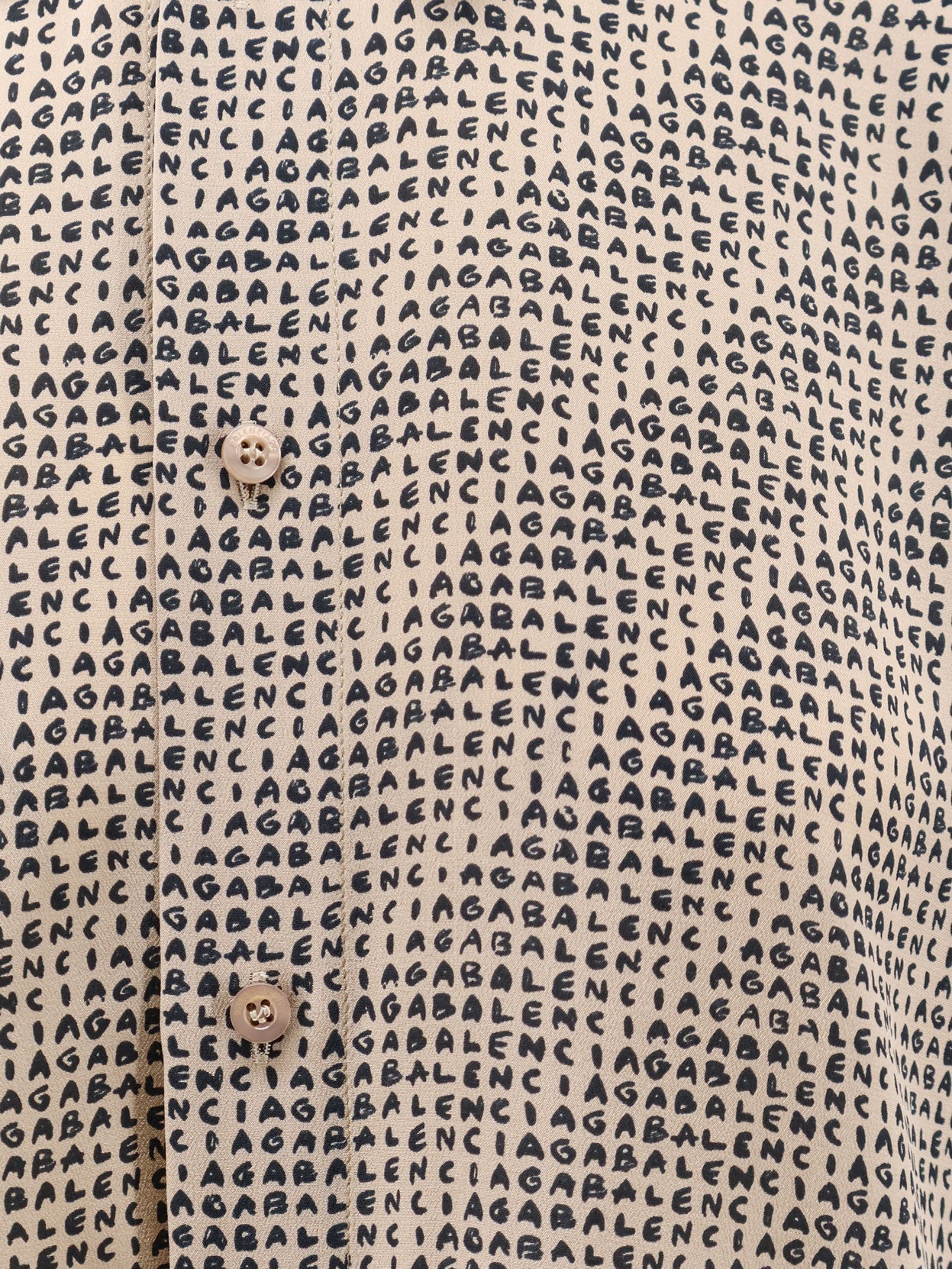 Camicia All Over Print in seta