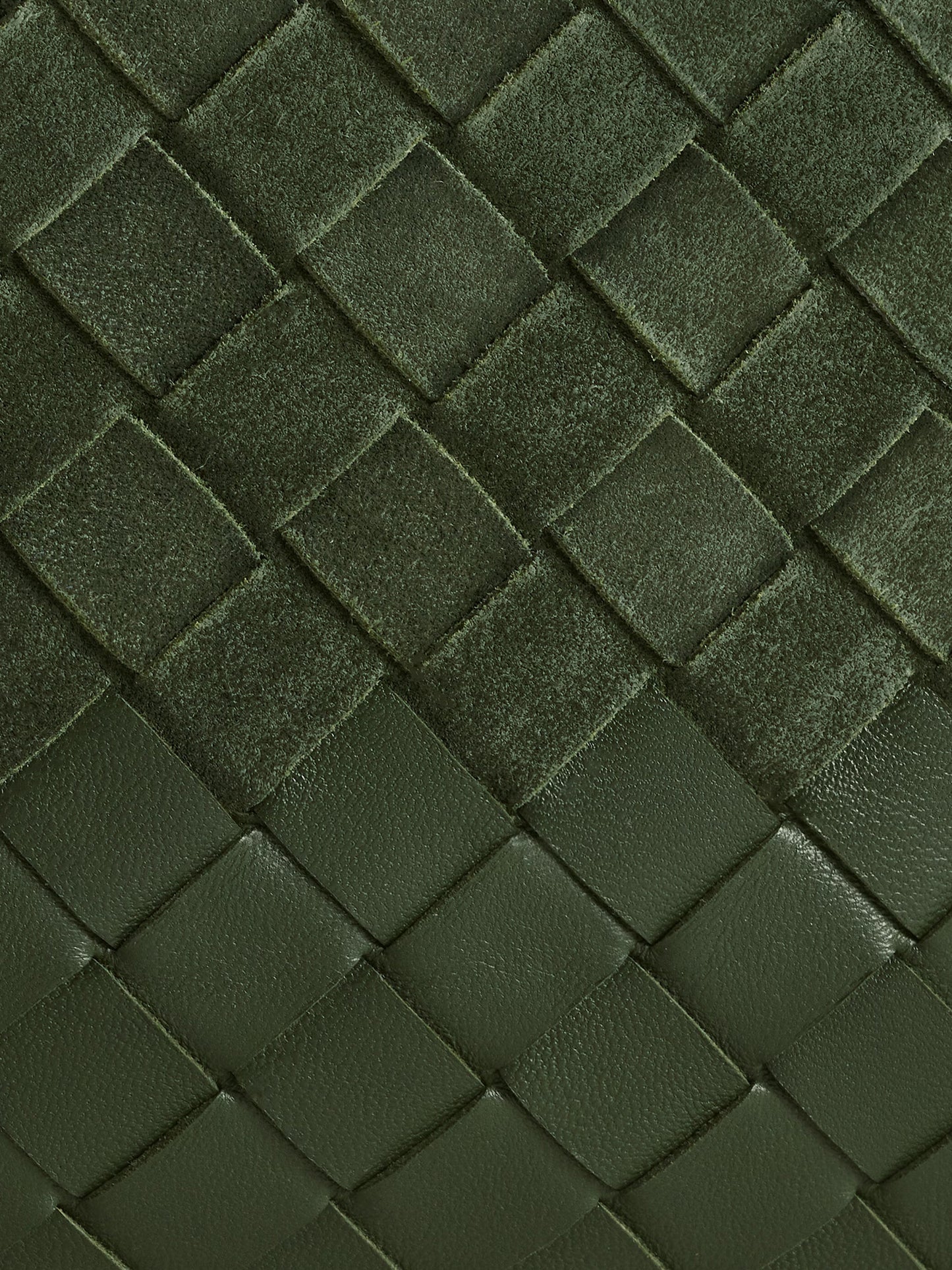 Suede Dustbag with Intrecciato motif