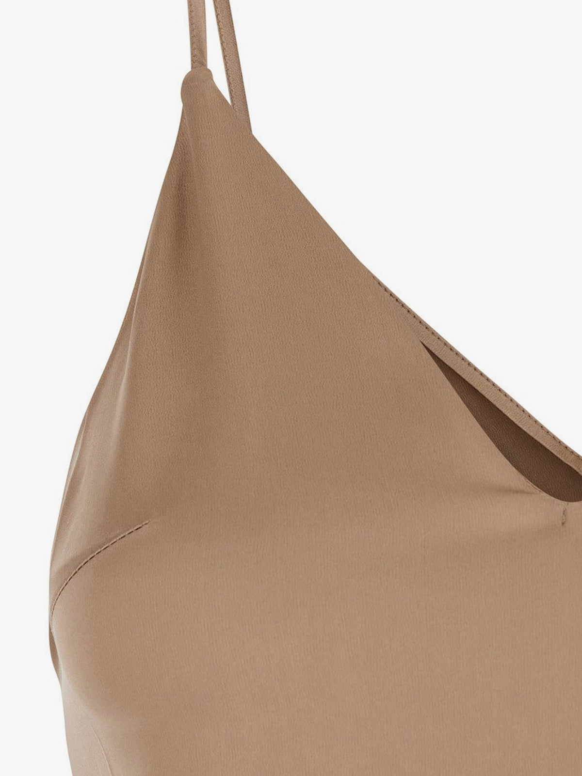 Stretch silk top