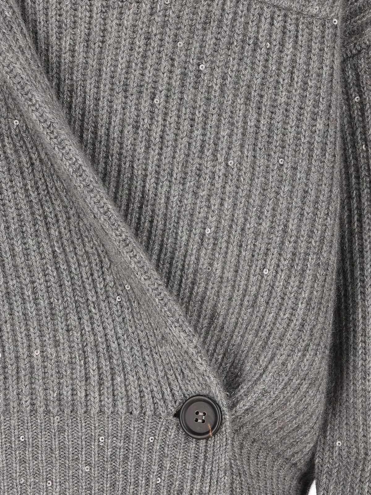 Cashmere and silk cardigan with sequins