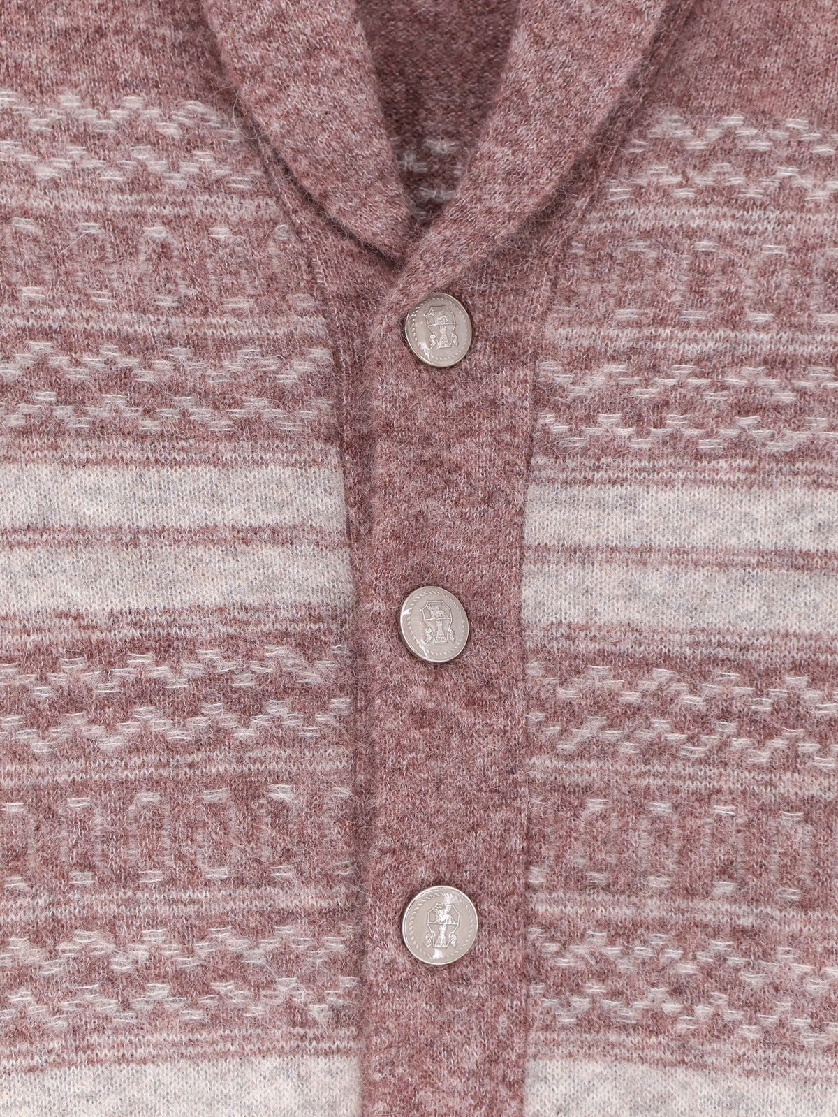 Alpaca, cashmere and wool blend cardigan