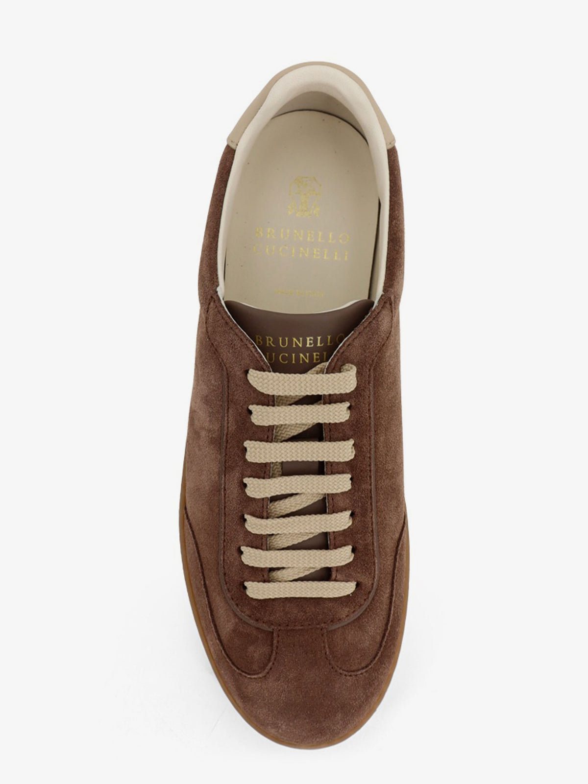 Sneakers in suede e pelle