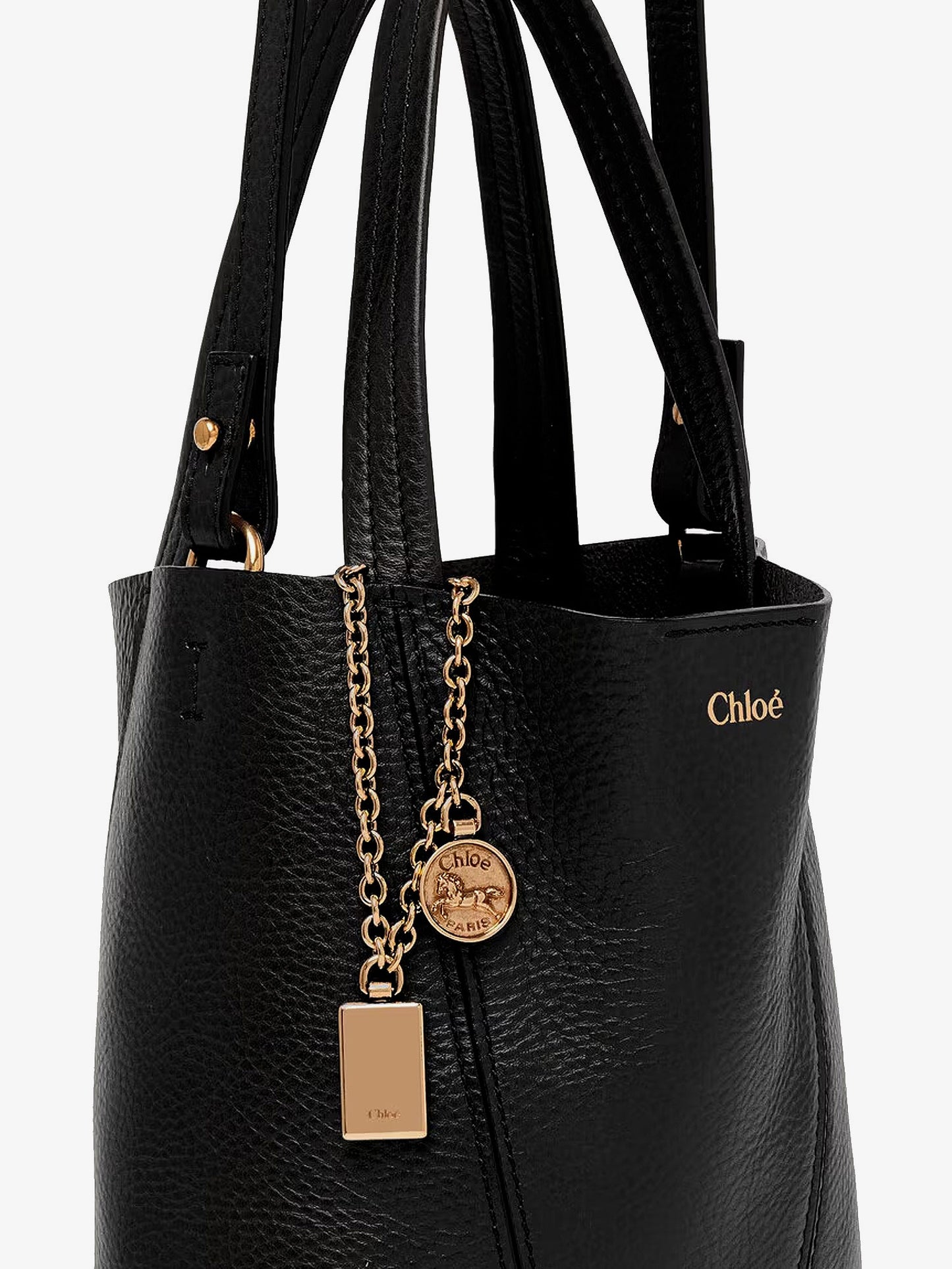 Borsa a tracolla Chloé Spin in pelle