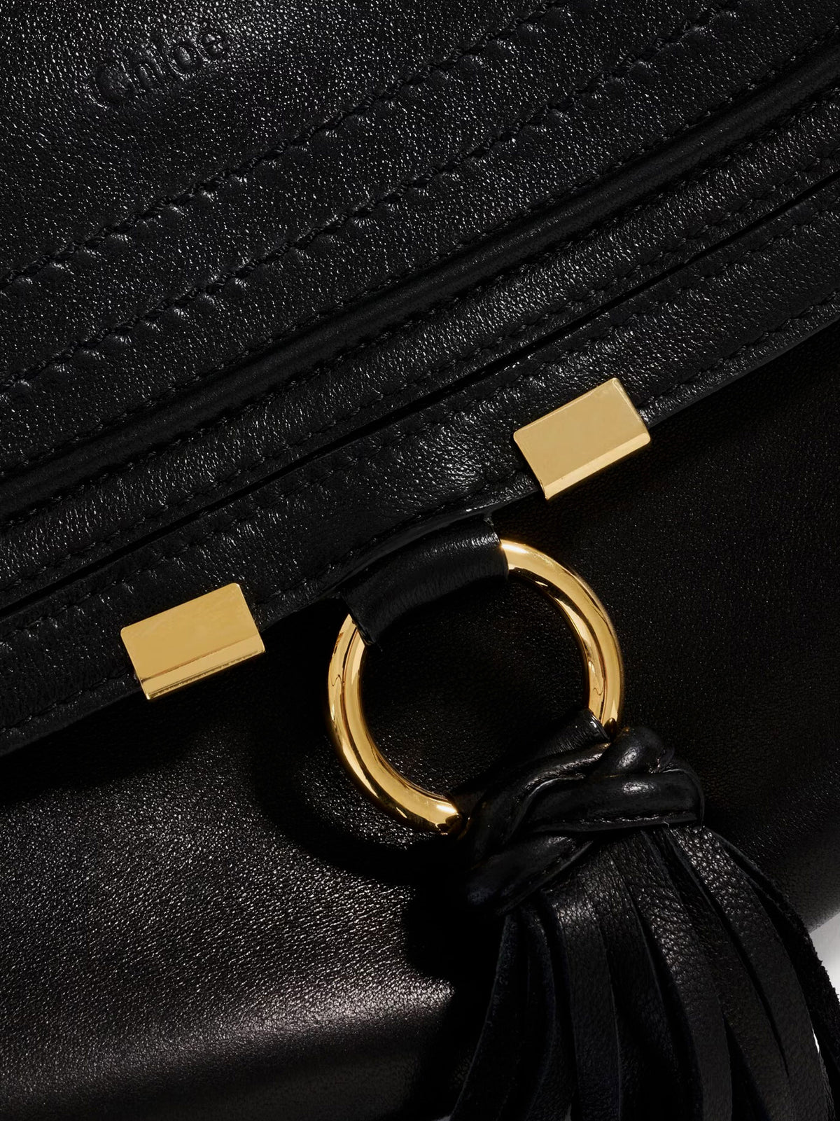 Marcie Foulard leather shoulder bag
