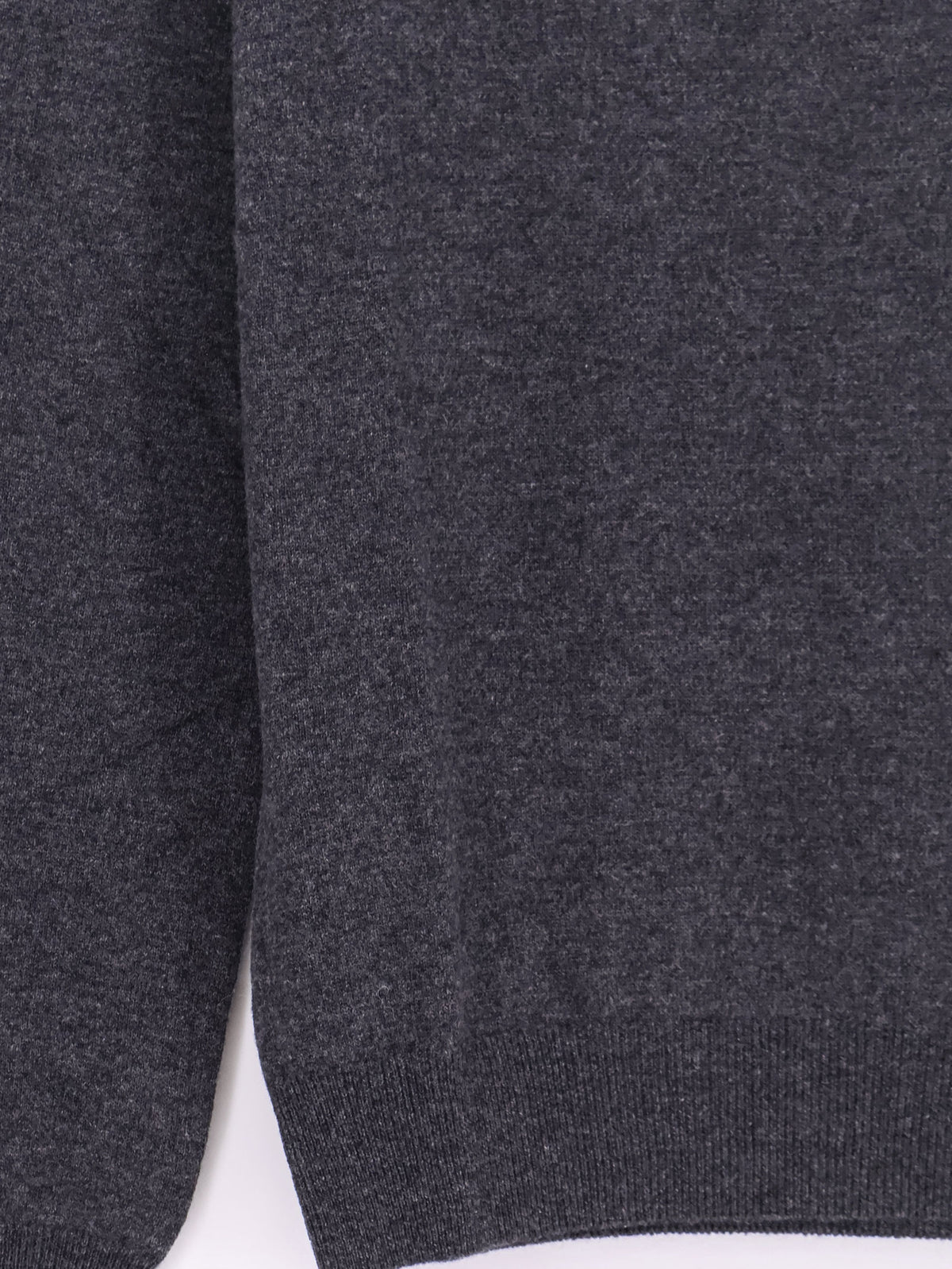 Cotton half-zip sweater