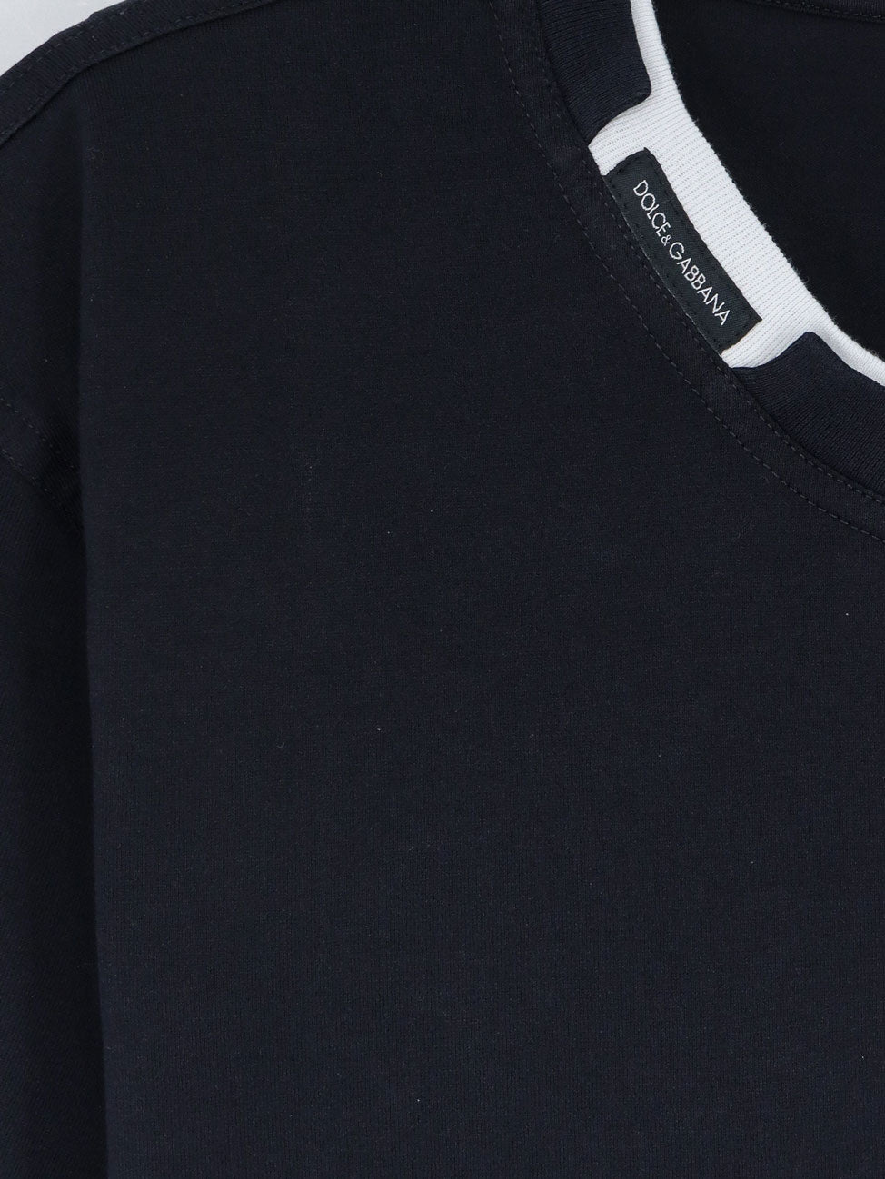Cotton t-shirt with contrasting profile