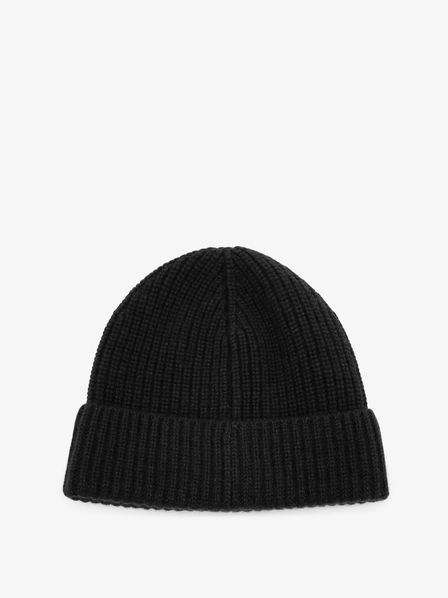 Cappello in cashmere a coste