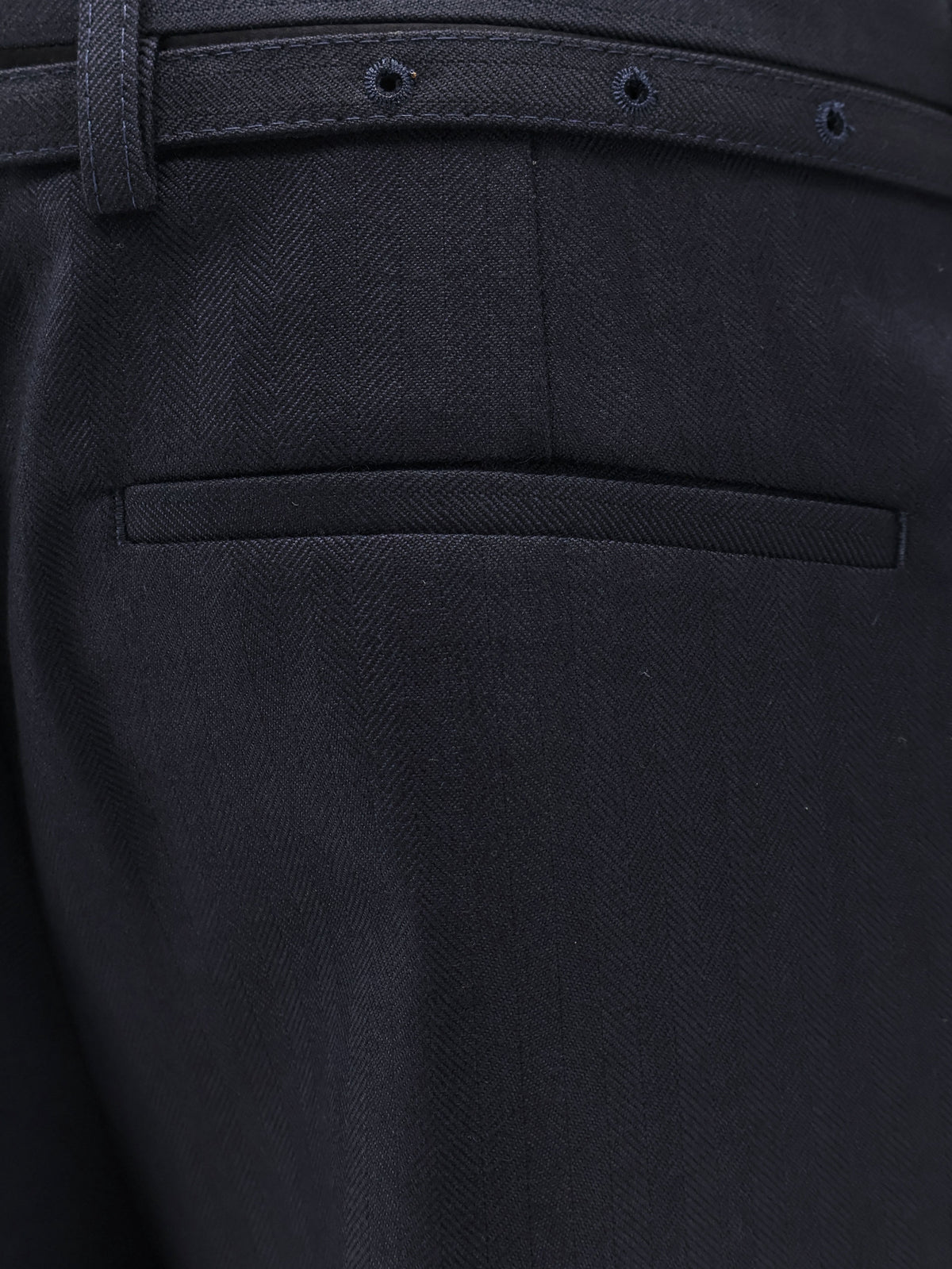 Presta wool trousers with belt