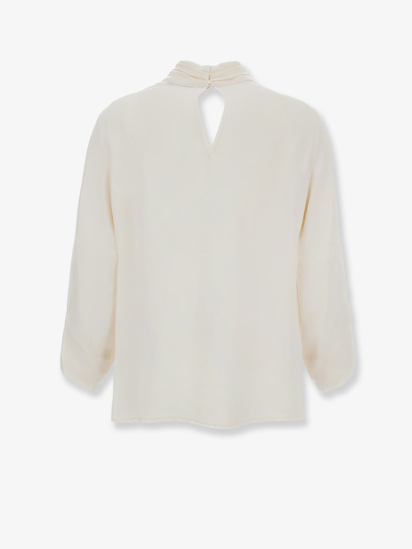 Viscose shirt with contrasting detail