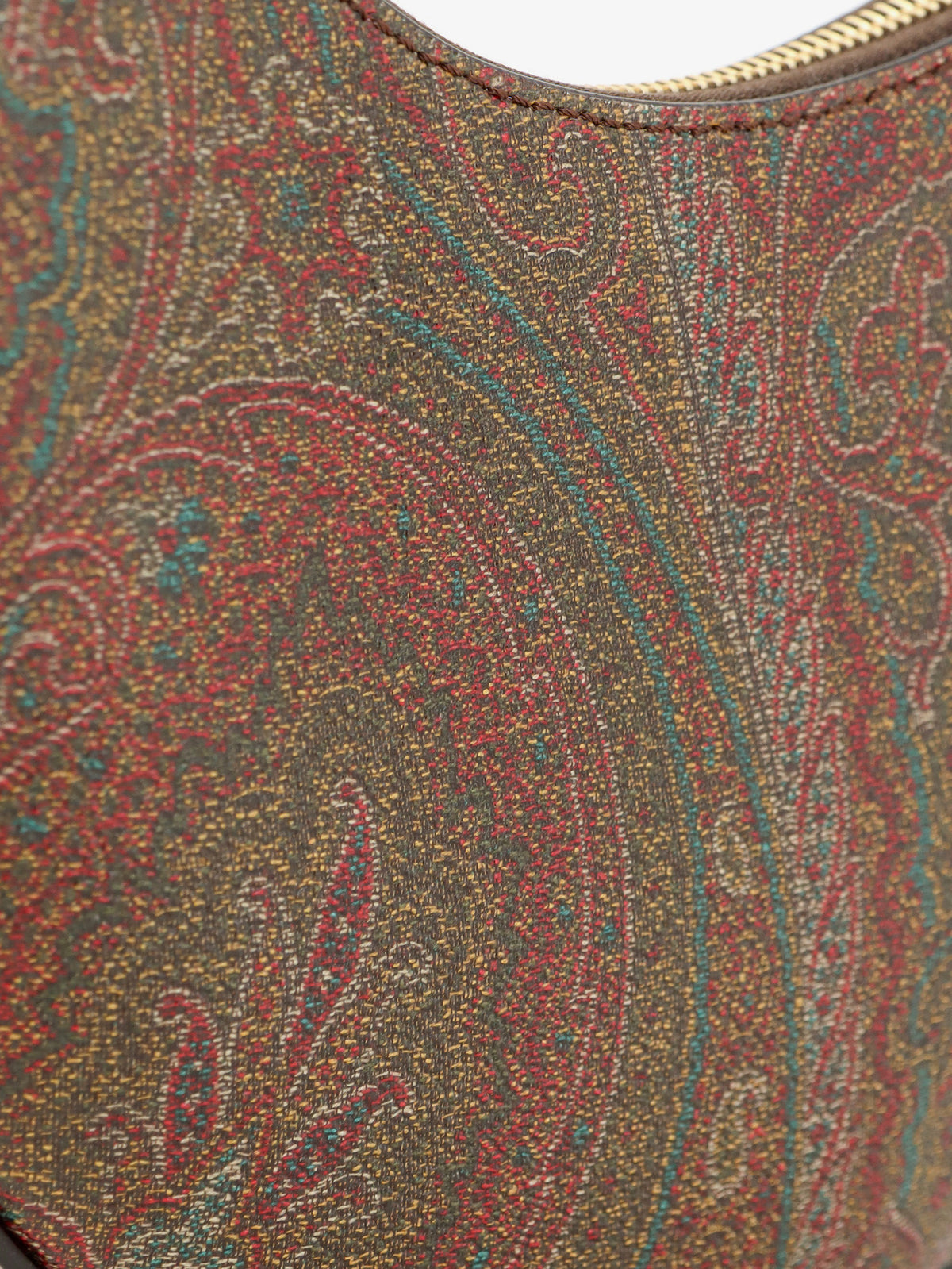 Etro Essential S Arnica Hobo shoulder bag in paisley jacquard fabric