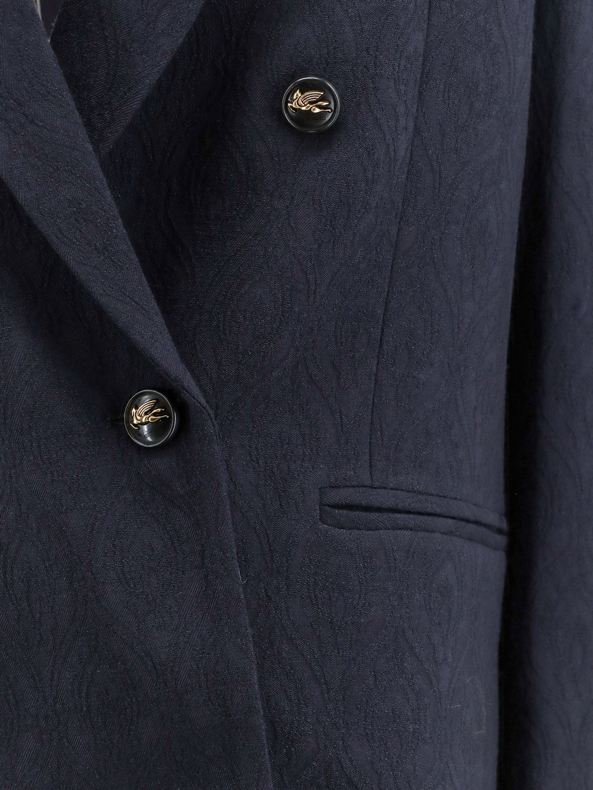 Blazer doppiopetto in lana stretch