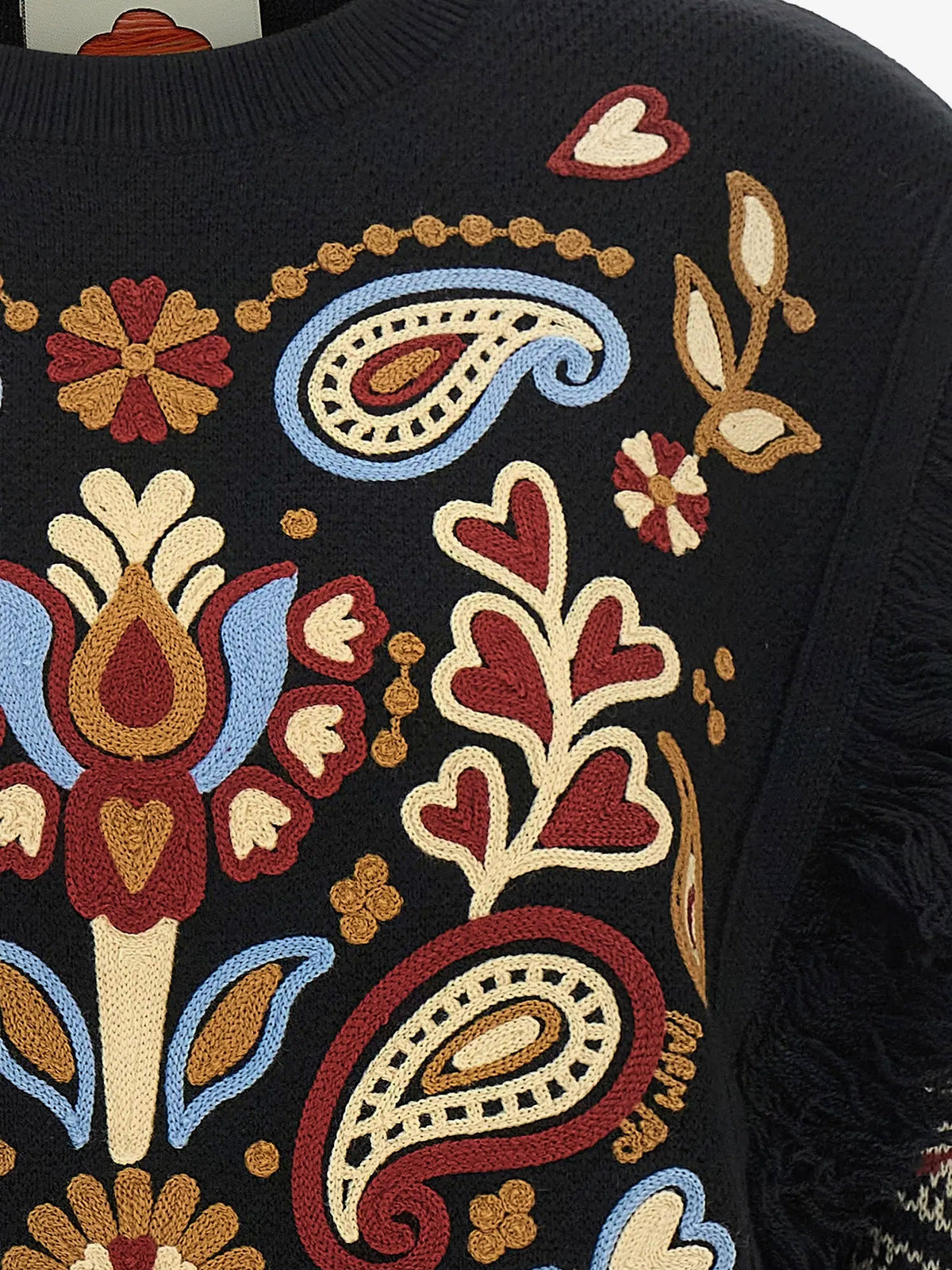 Love Paisley Cornelli sweater with fringe