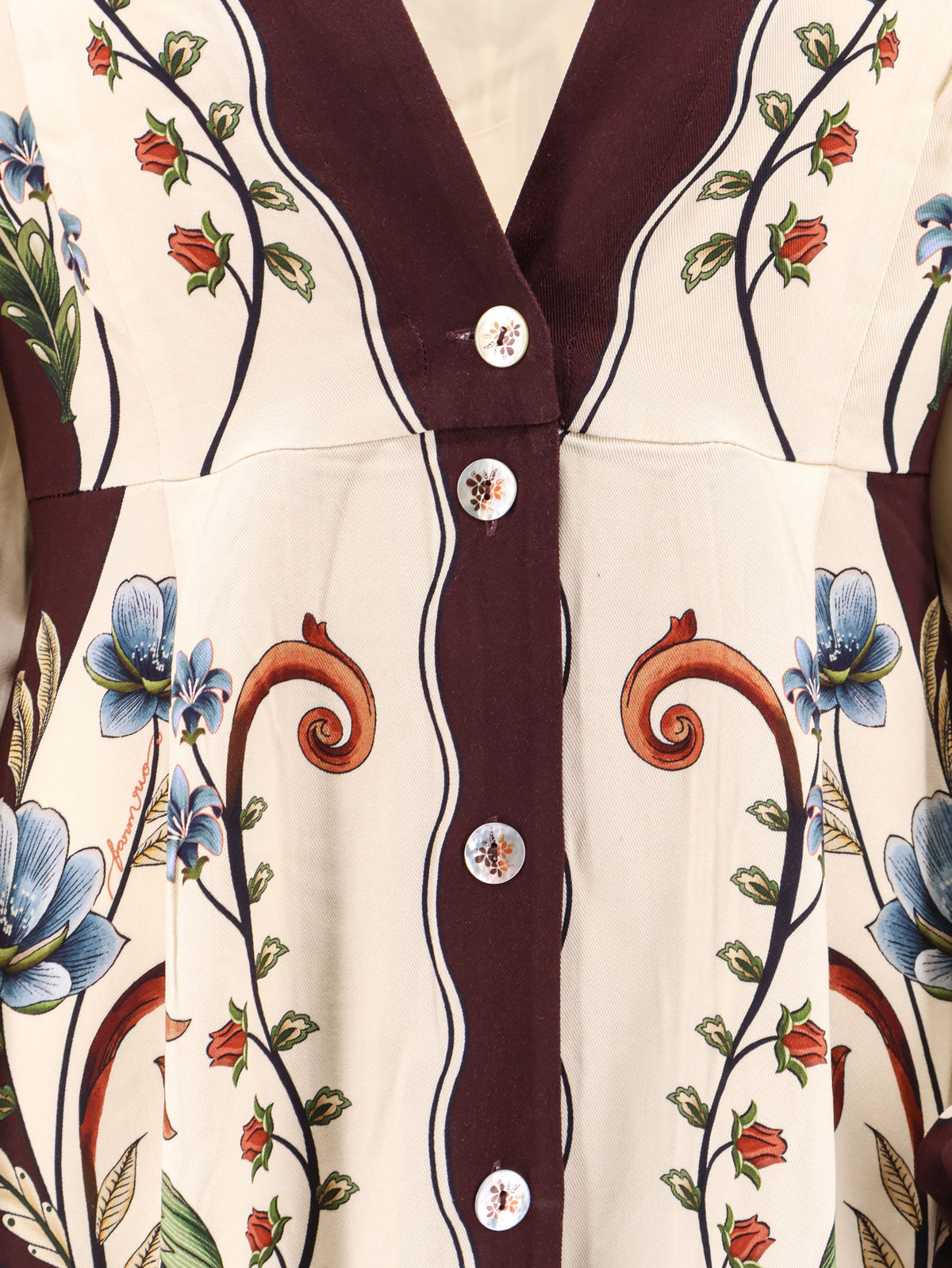 Millena maxi dress with all-over print