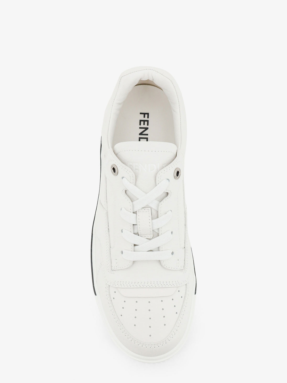 Fender leather sneakers