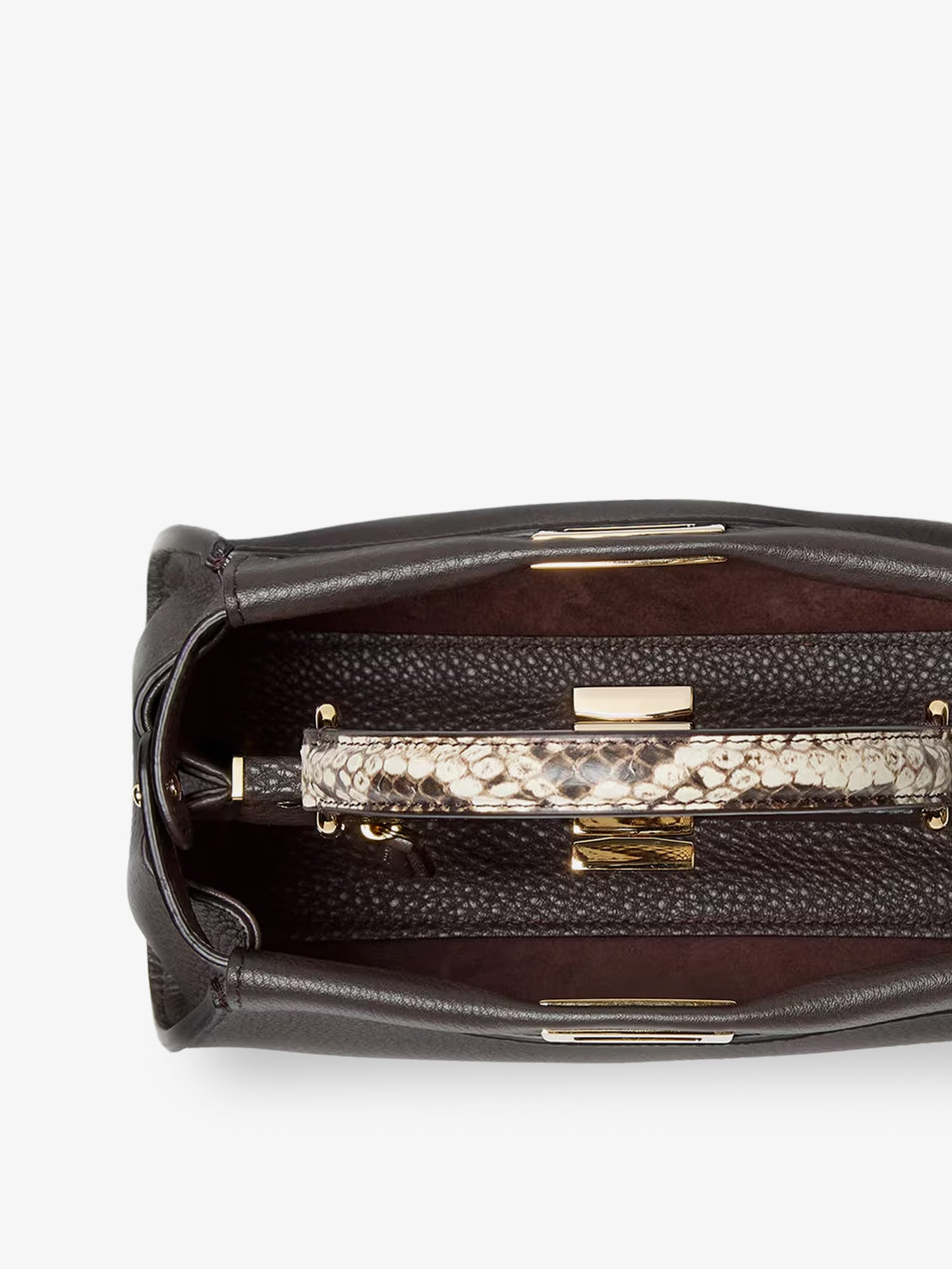 Peekaboo Mini hammered leather handbag