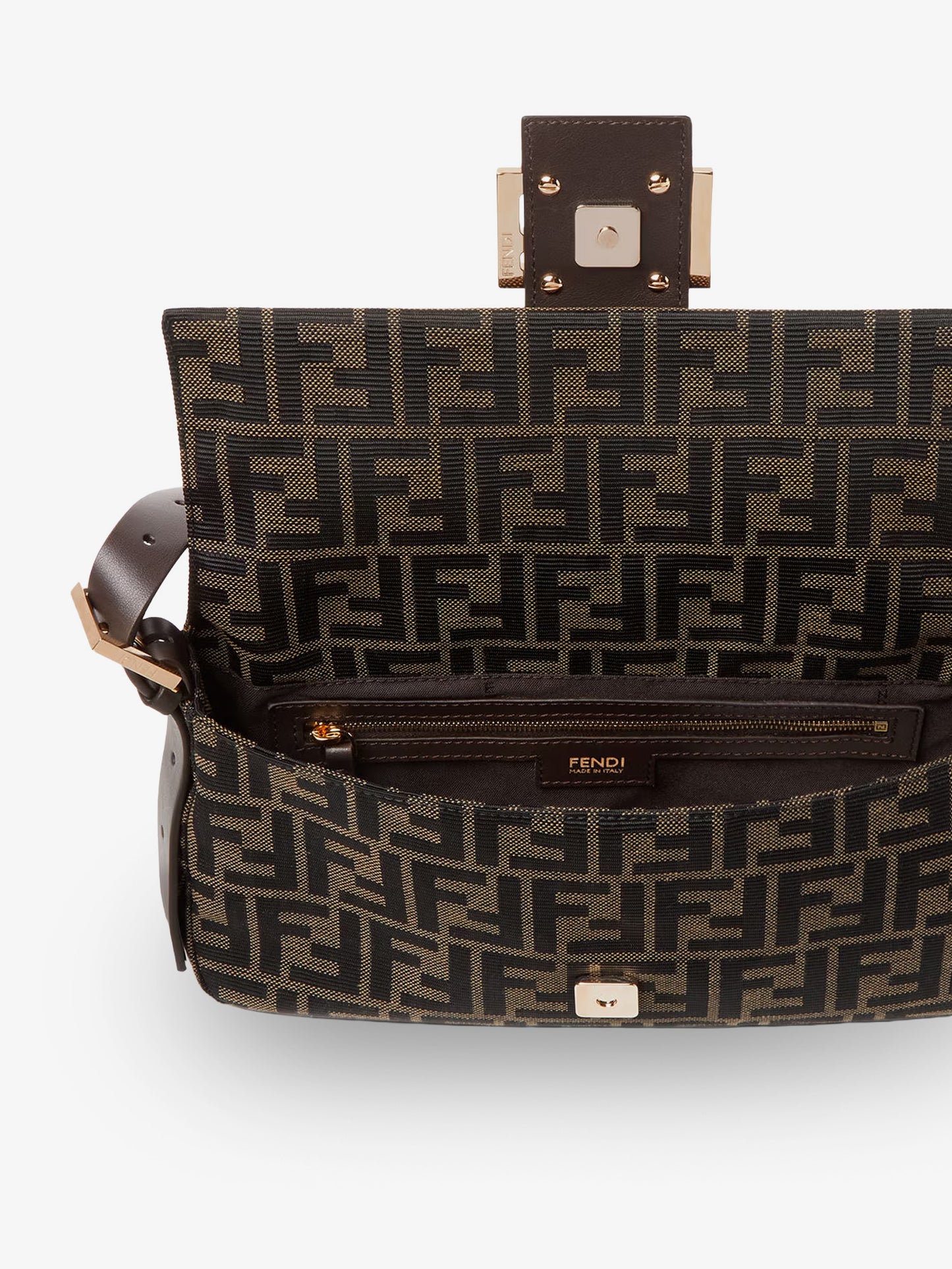 Baguette 26424 FF Zucca fabric shoulder bag