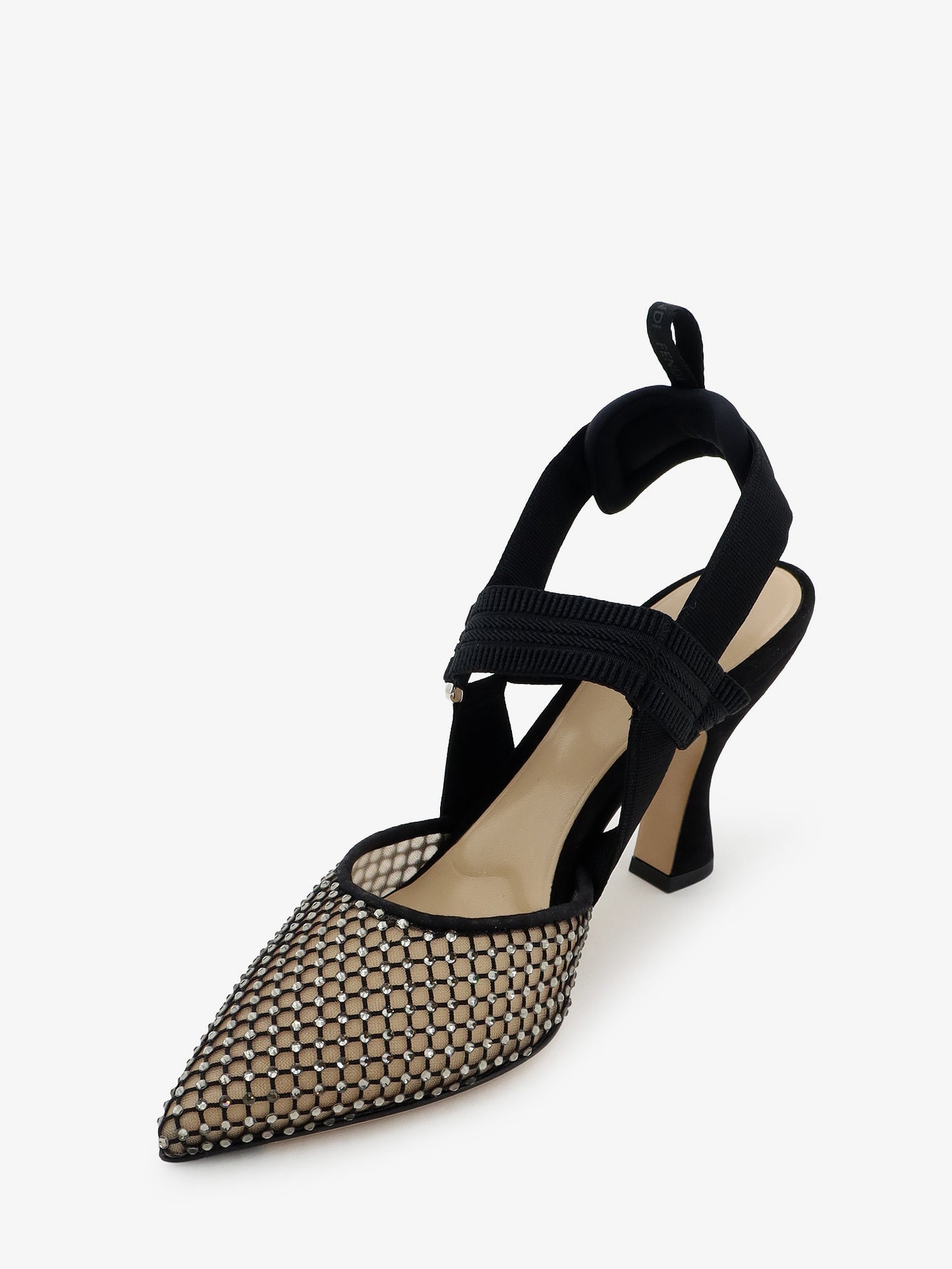 Décolleté Colibrì in mesh e suede
