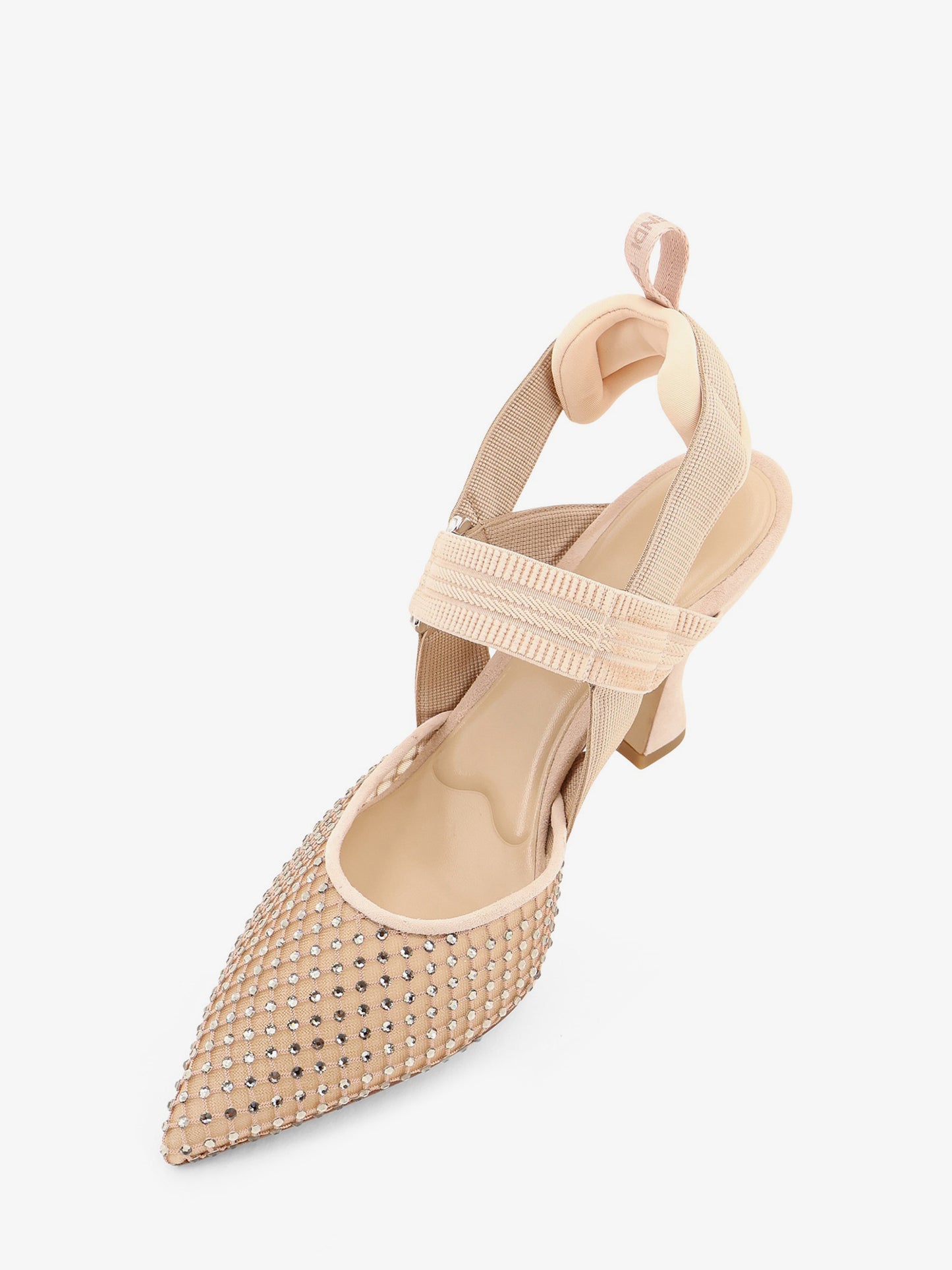 Colibrì pumps in mesh and suede