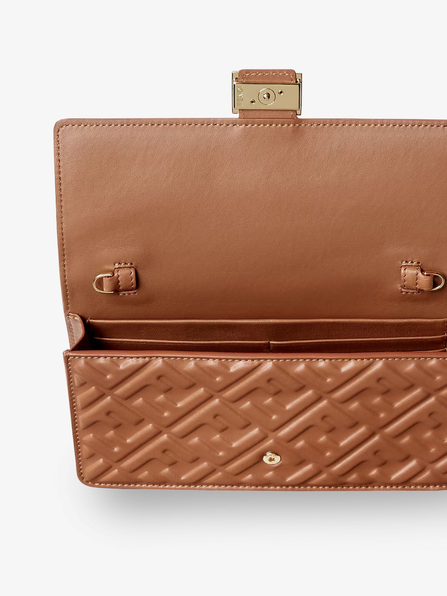 Leather Wallet on Chain Baguette