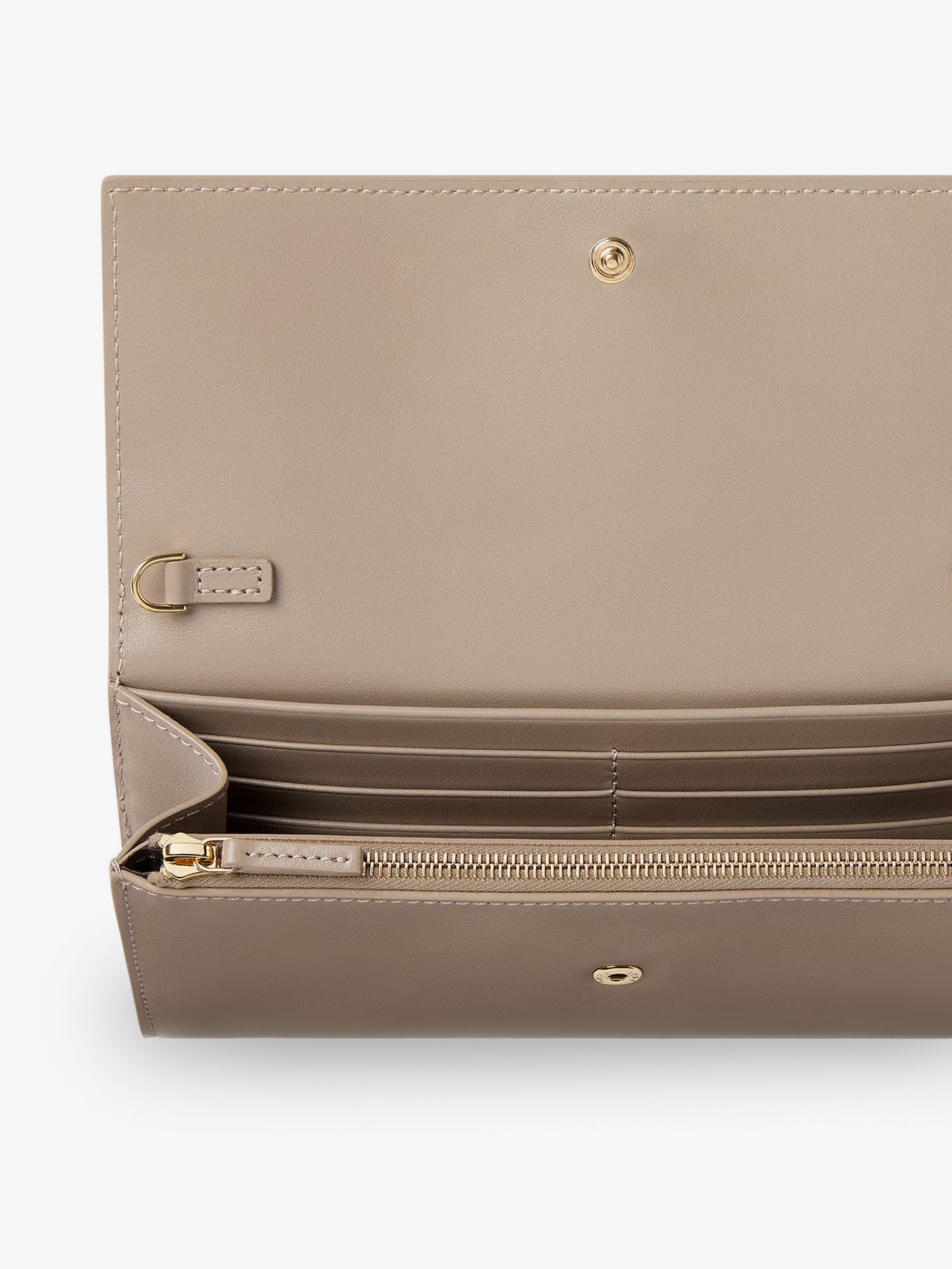 Continental leather crossbody bag
