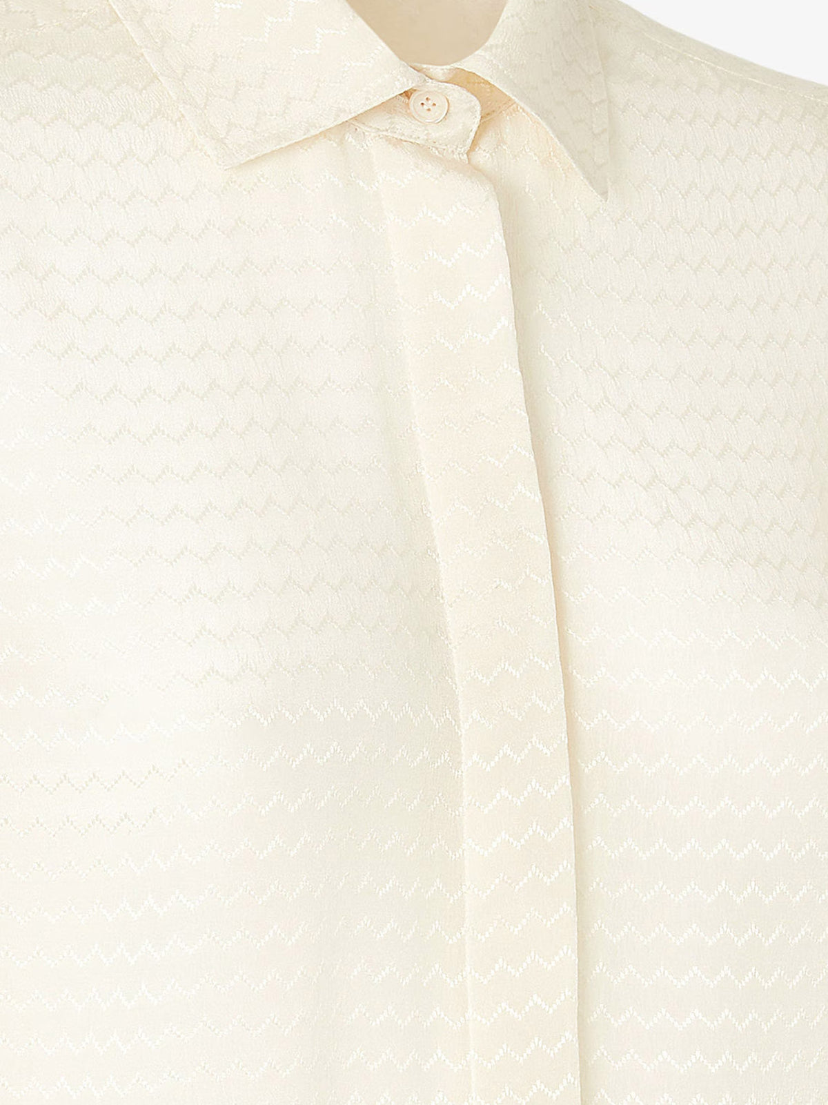 Silk jacquard Chemisier dress