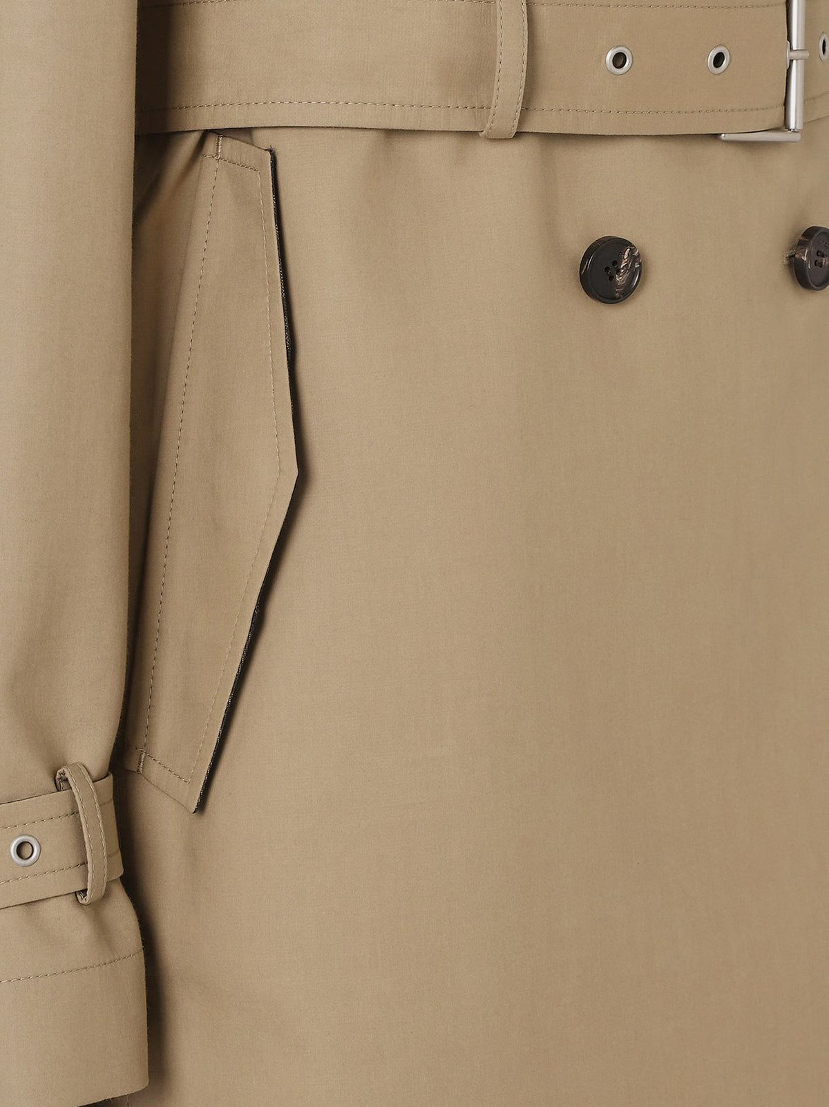 Midi Trench coat in Mackintosh fabric