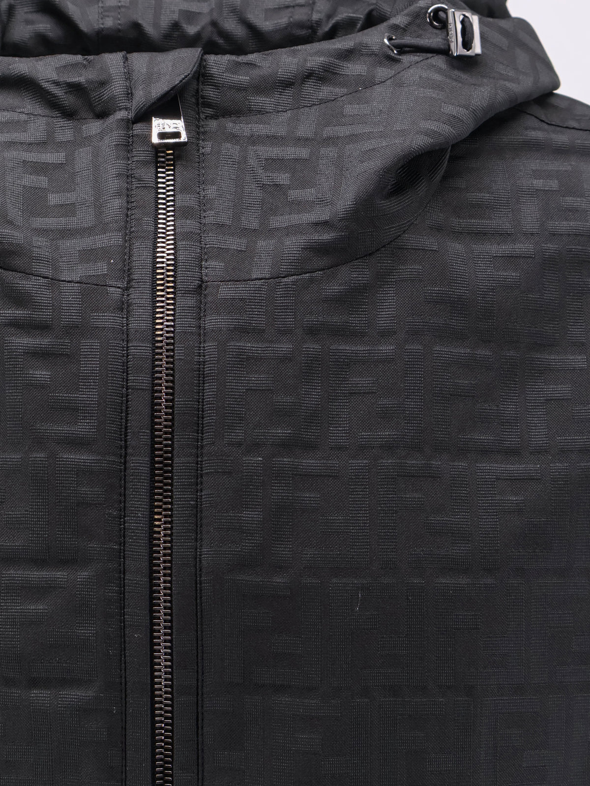 Blouson in nylon jacquard FF Zucca