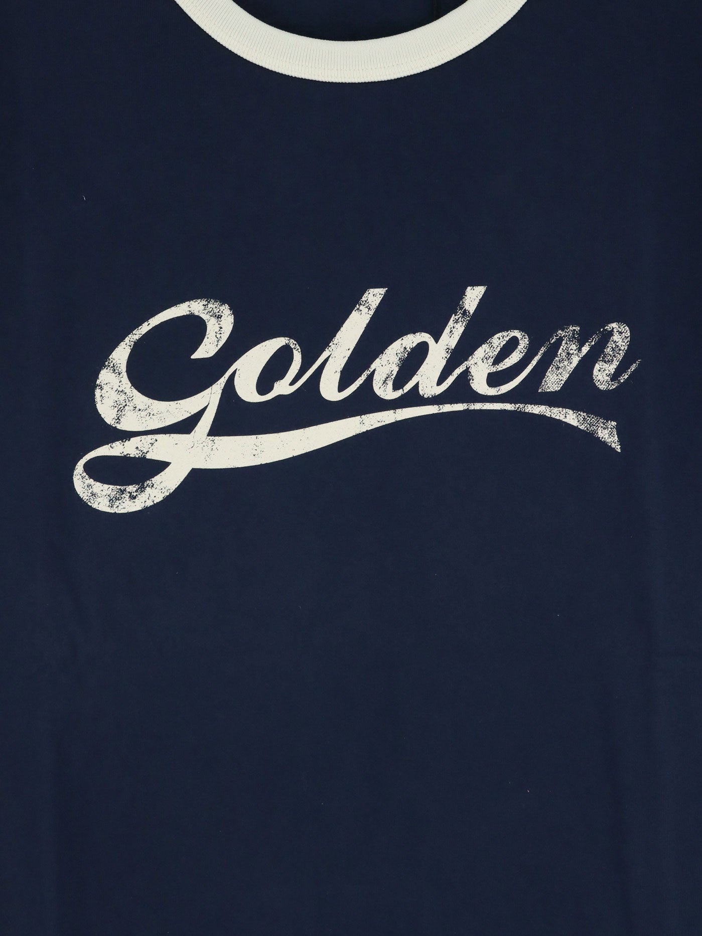 T-shirt in cotone con stampa logo frontale