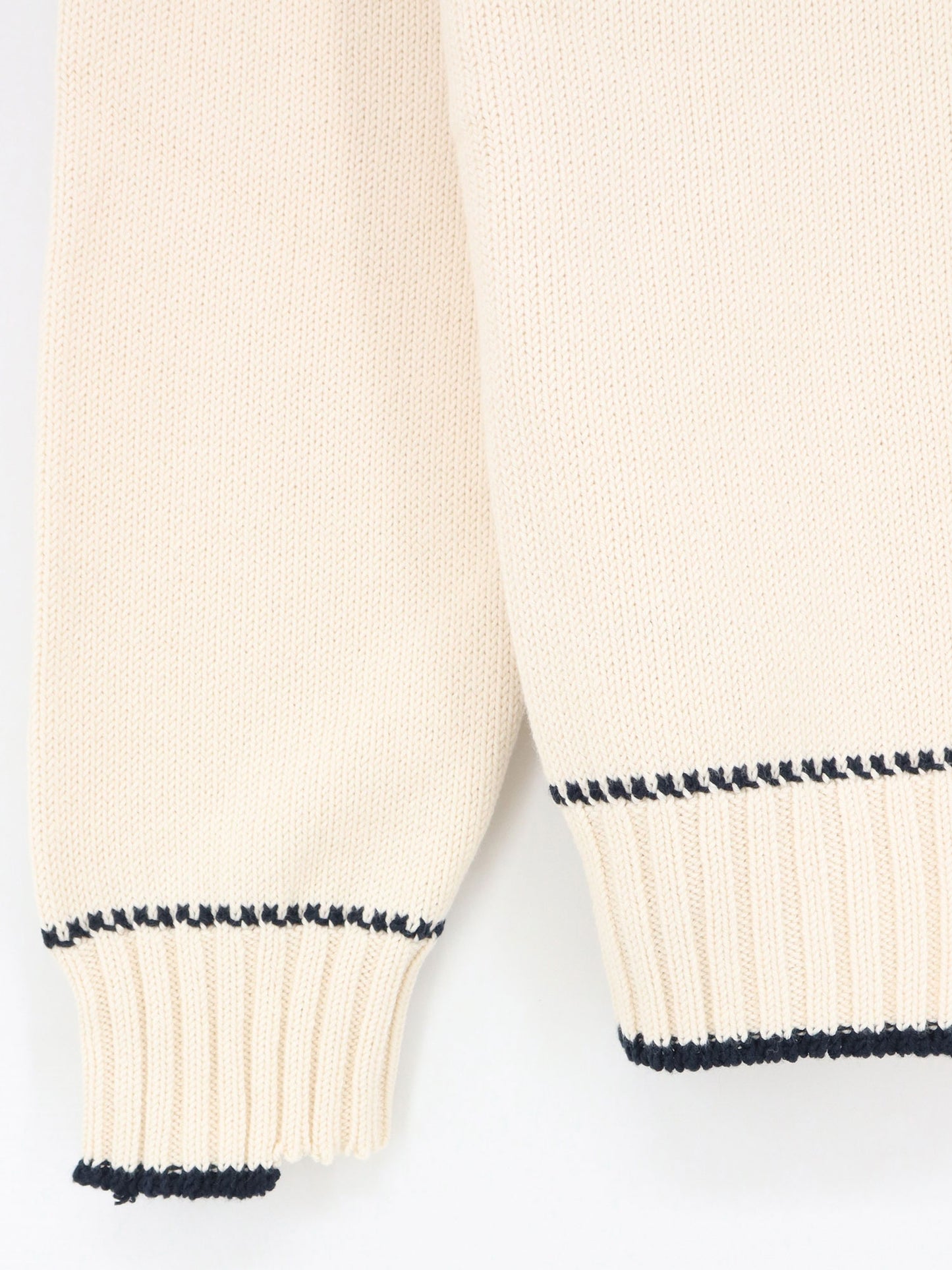 Ribbed cotton sweater