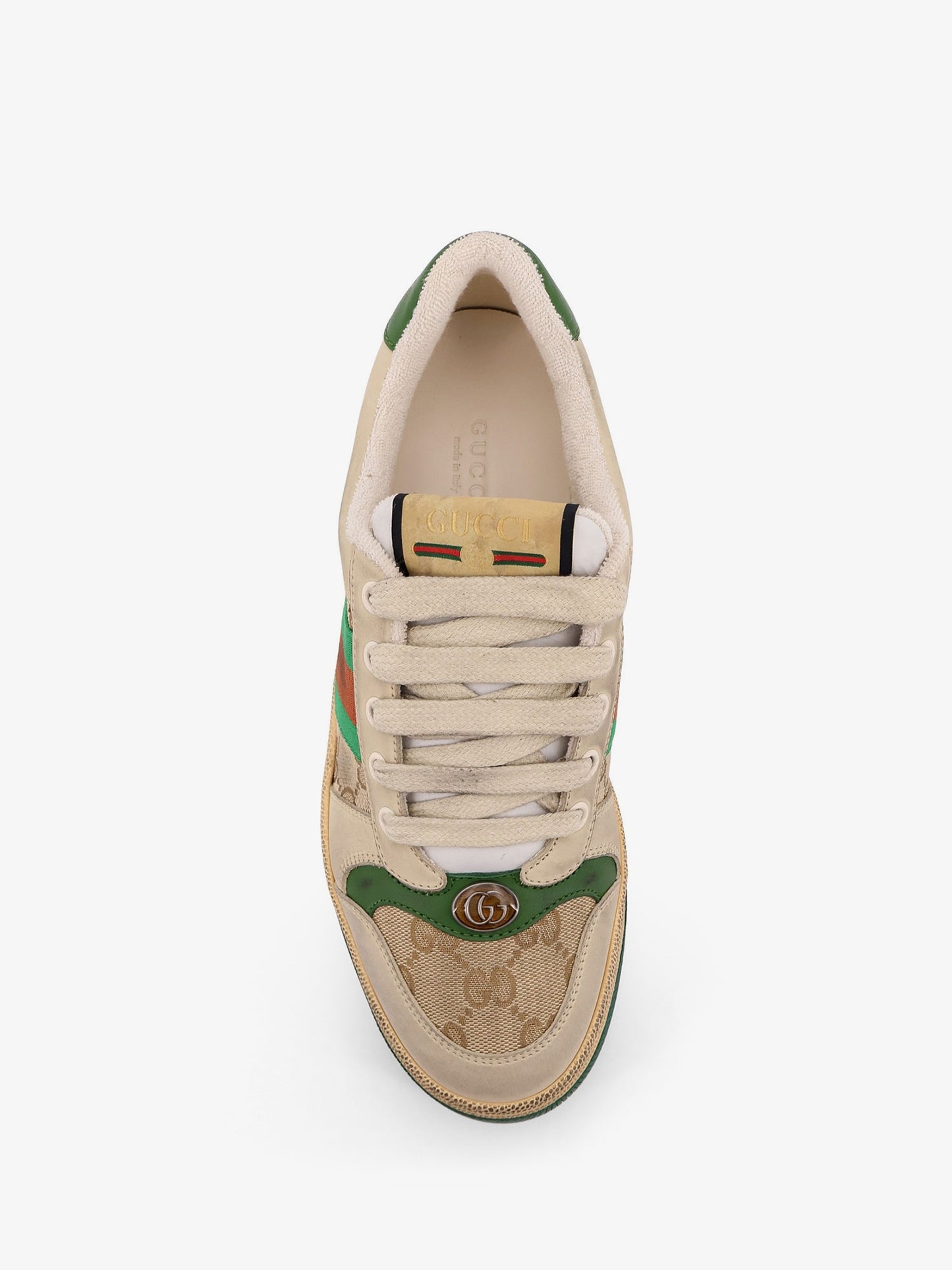 Sneakers low-top Screener in pelle e tessuto GG Supreme