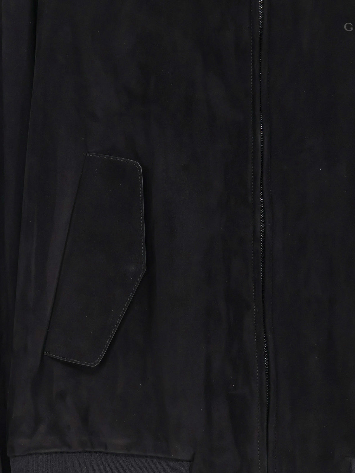 Suede bomber