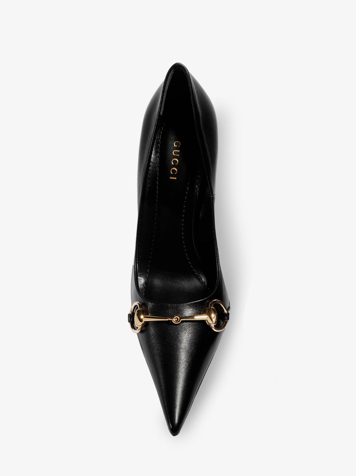 Donna leather décolleté with Horsebit detail