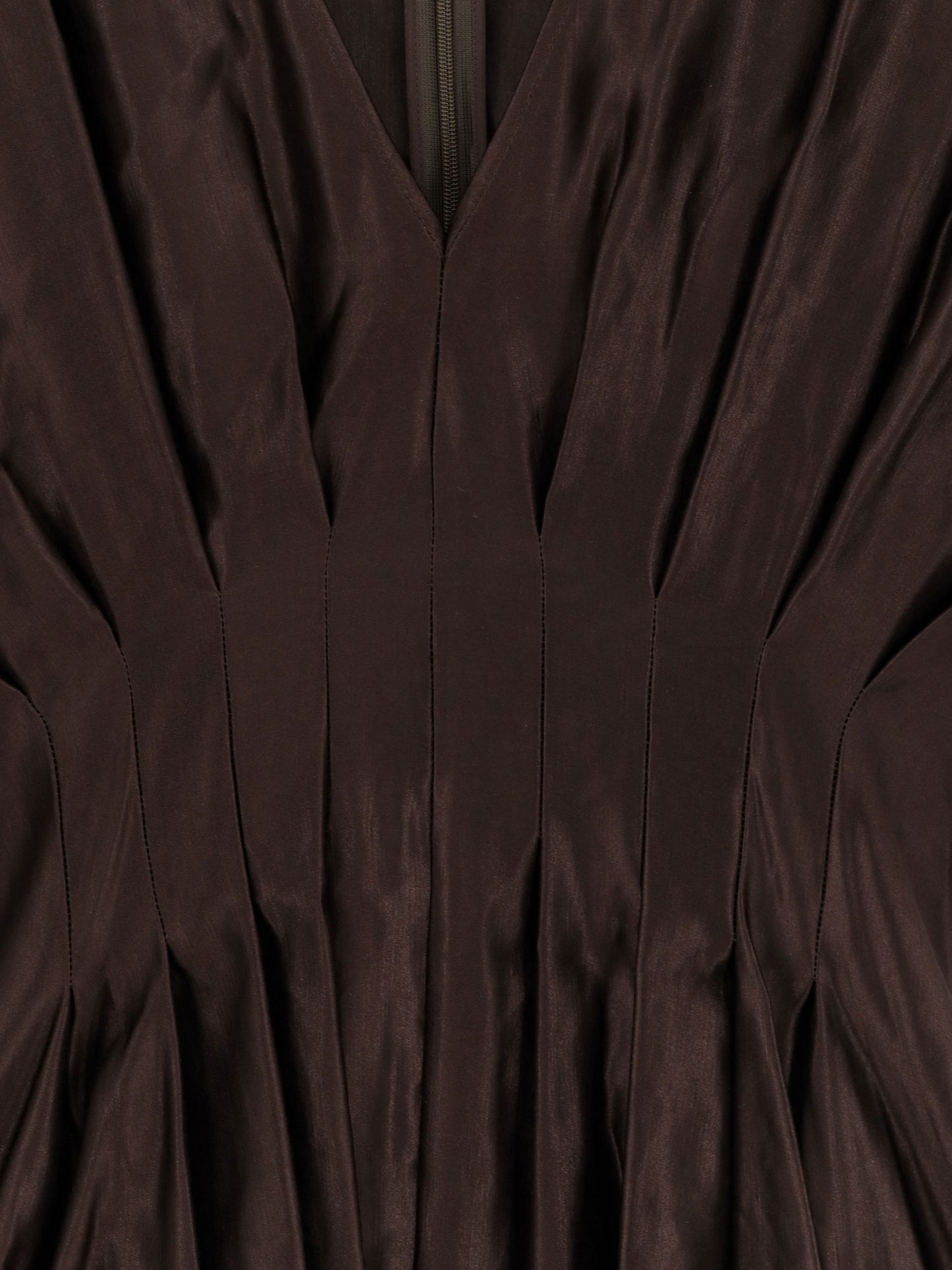 Vestito lungo Nova in misto seta e lino
