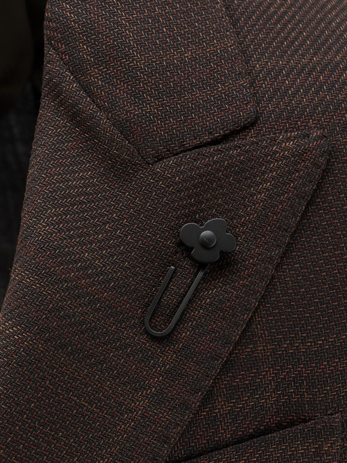 Wool blazer with Prince of Wales motif
