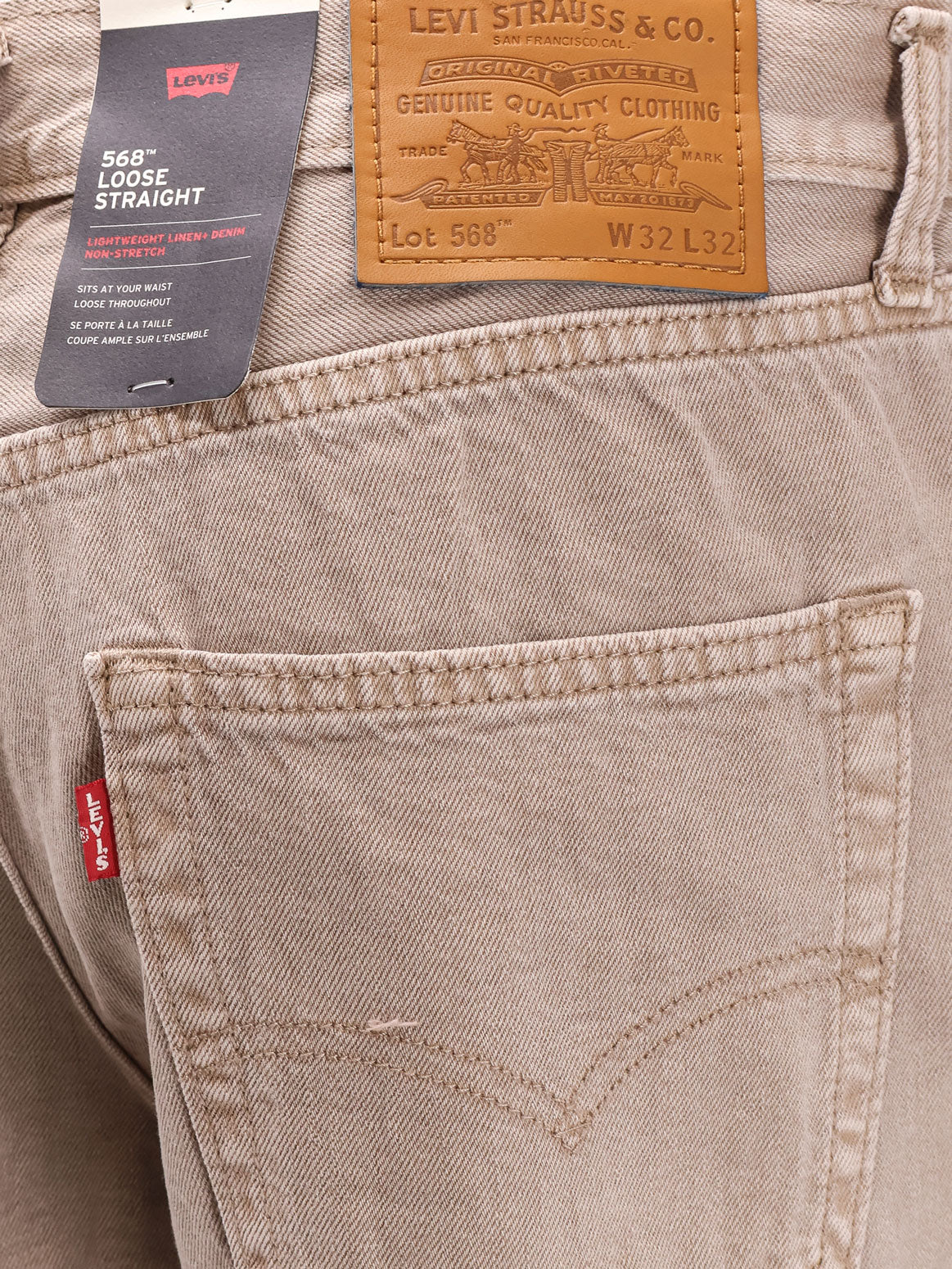 568 Loose Straight denim jeans