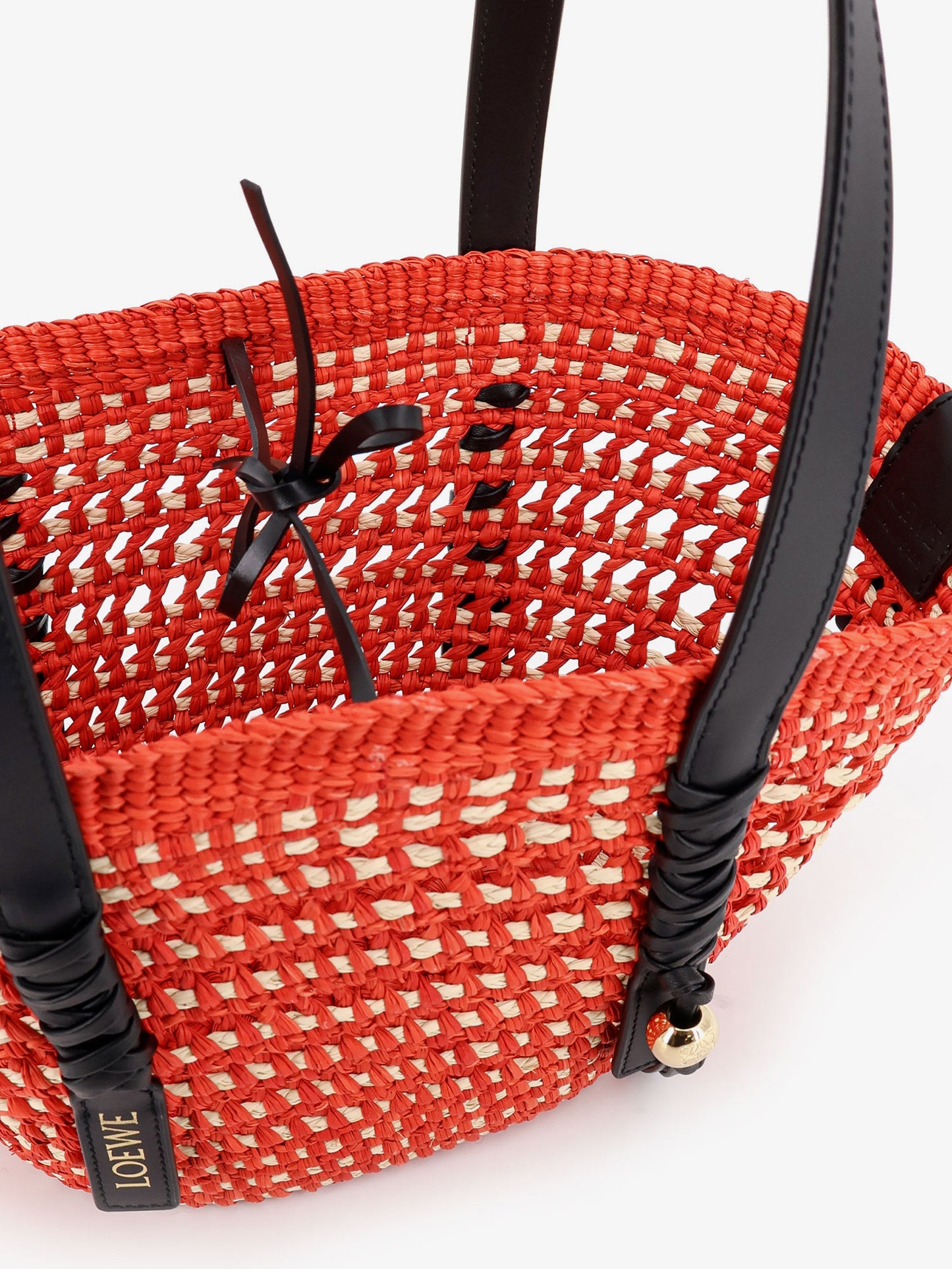 Paula's Ibiza -Braid Basket Small Small Iraca Palm Leaf Shoulder Bag