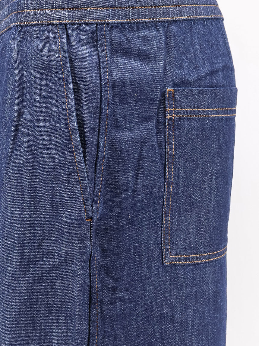 Cotton bermuda shorts with Anagram logo on the back
